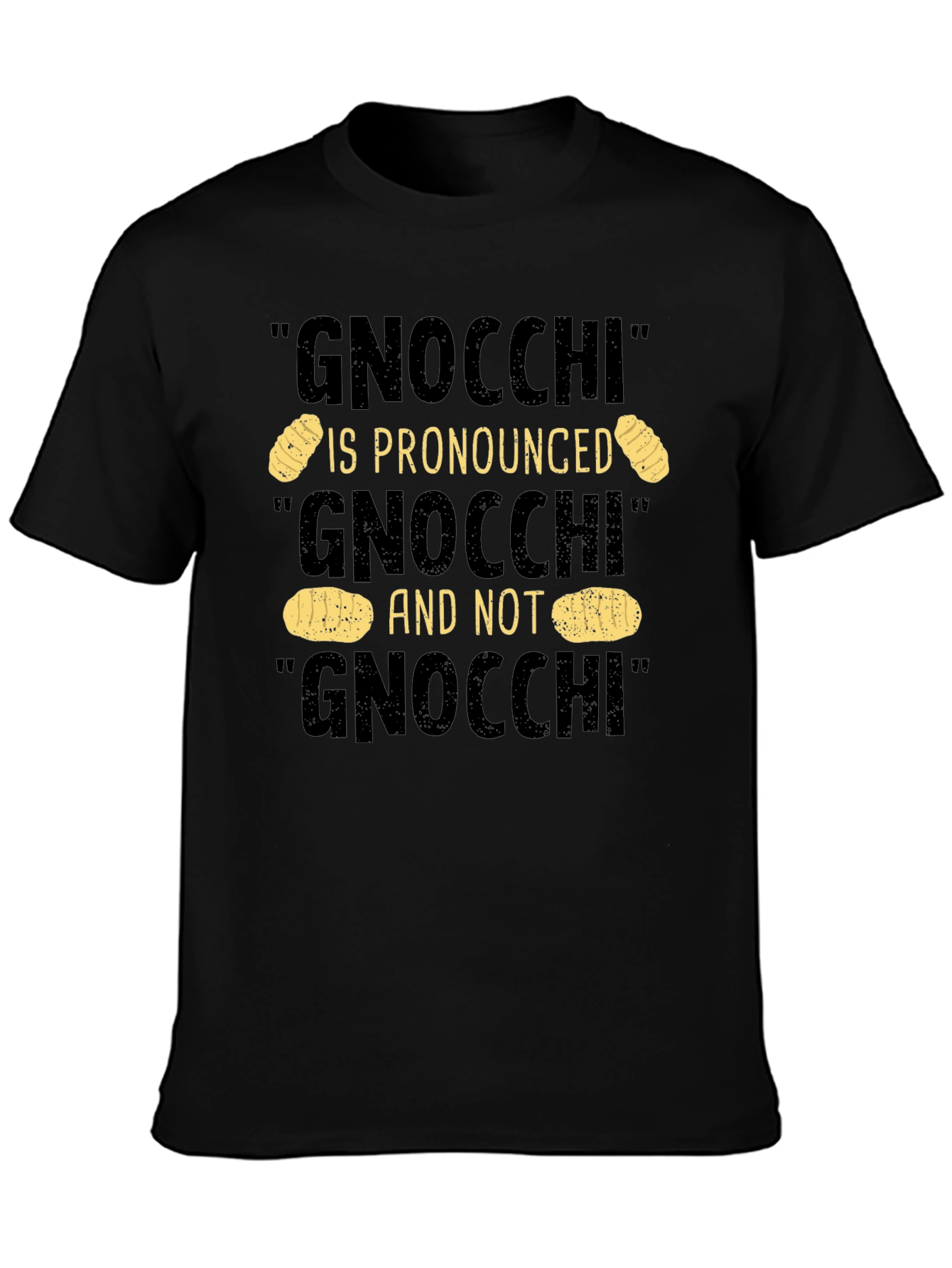 Gnocchi Pronunciation Humor T-Shirt