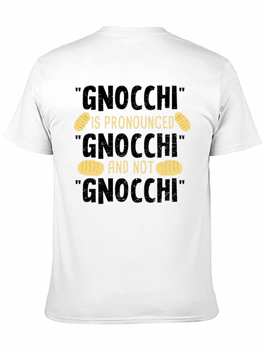 Gnocchi Pronunciation Humor T-Shirt