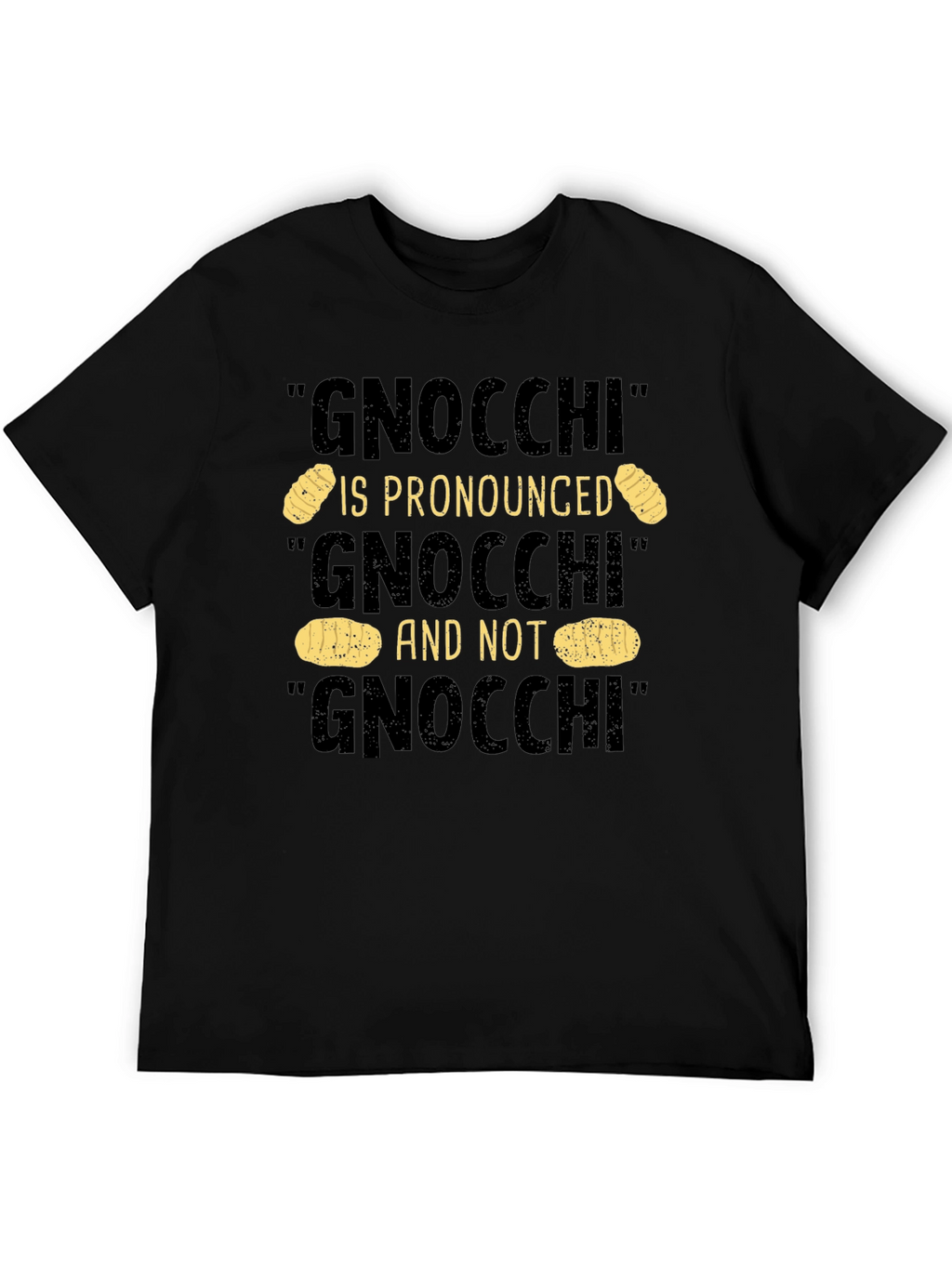 Gnocchi Pronunciation Humor T-Shirt