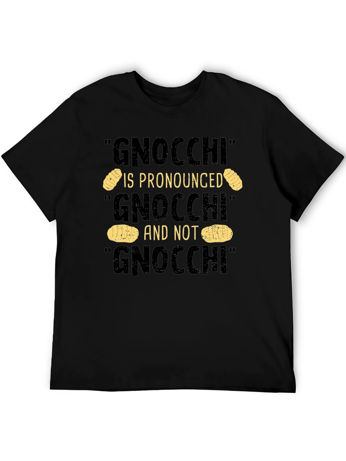 Gnocchi Pronunciation Humor T-Shirt