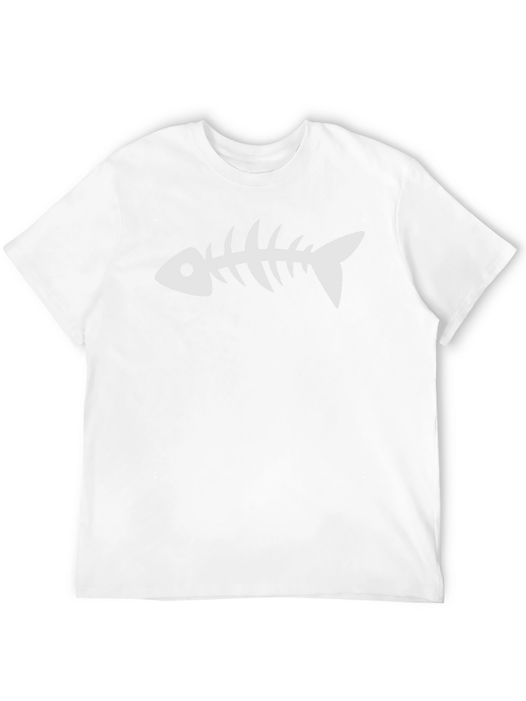 Fishbone Graphic Tee - Casual Black T-Shirt