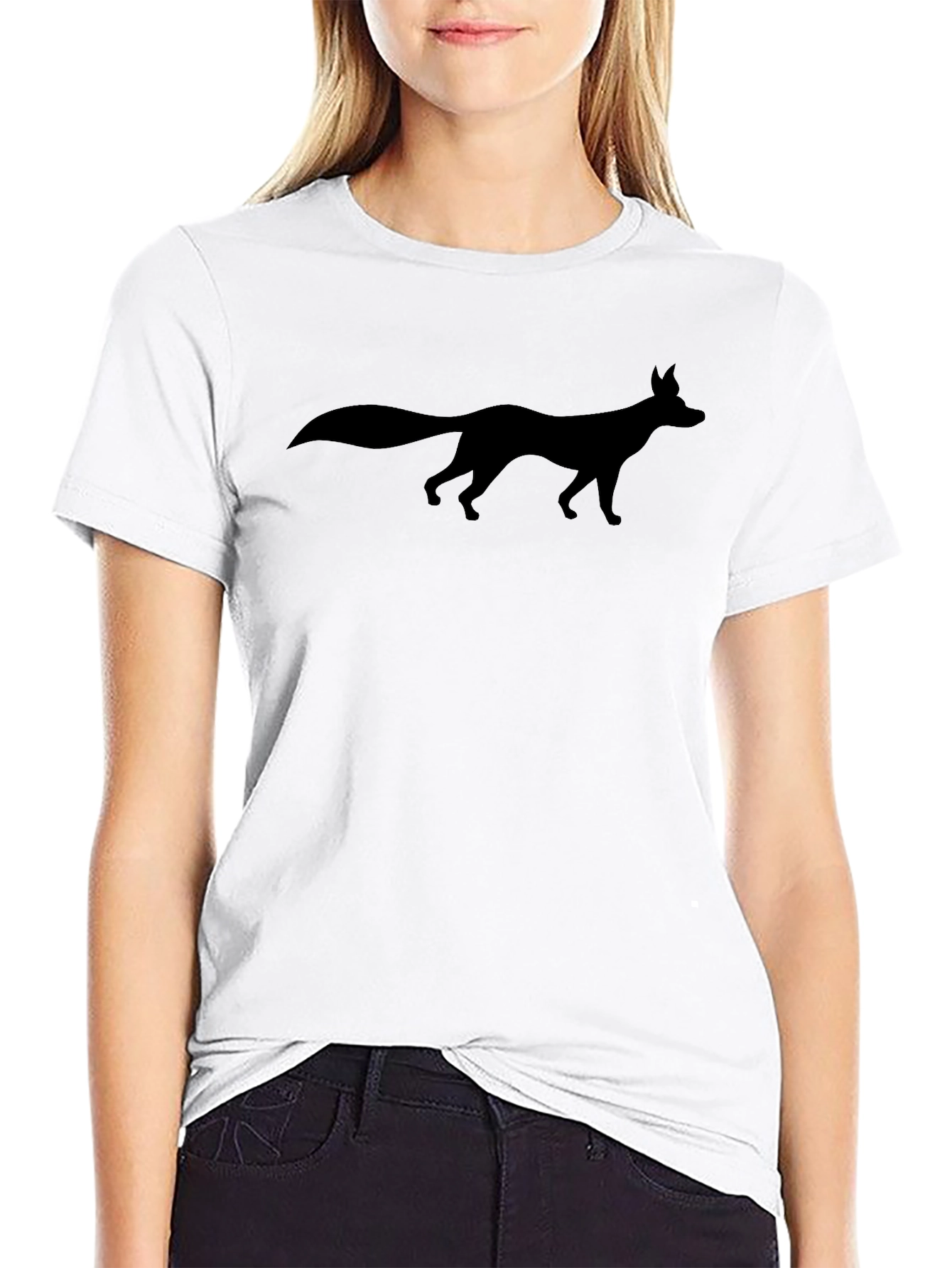 Fox Silhouette Black T-Shirt