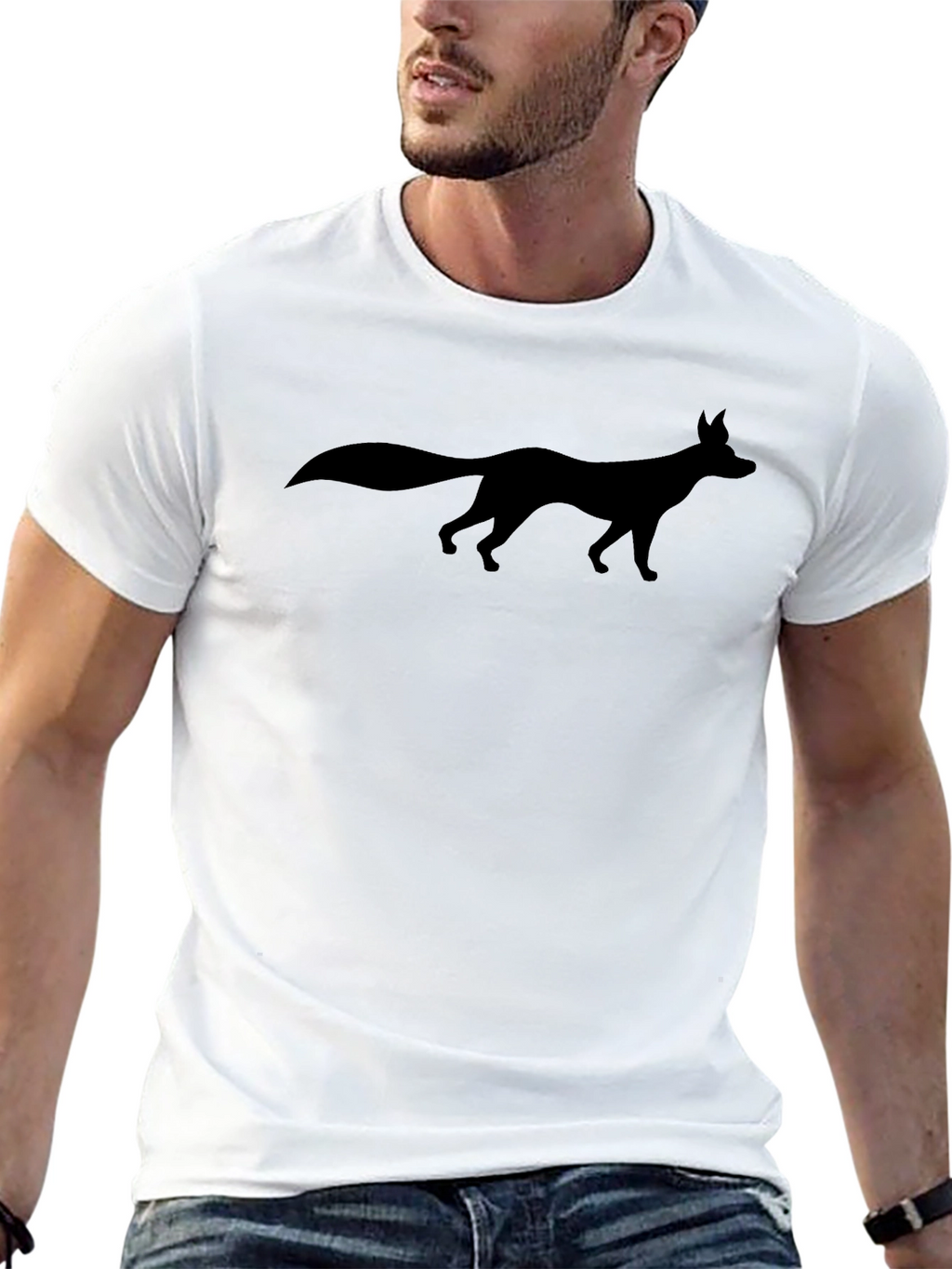 Fox Silhouette Black T-Shirt