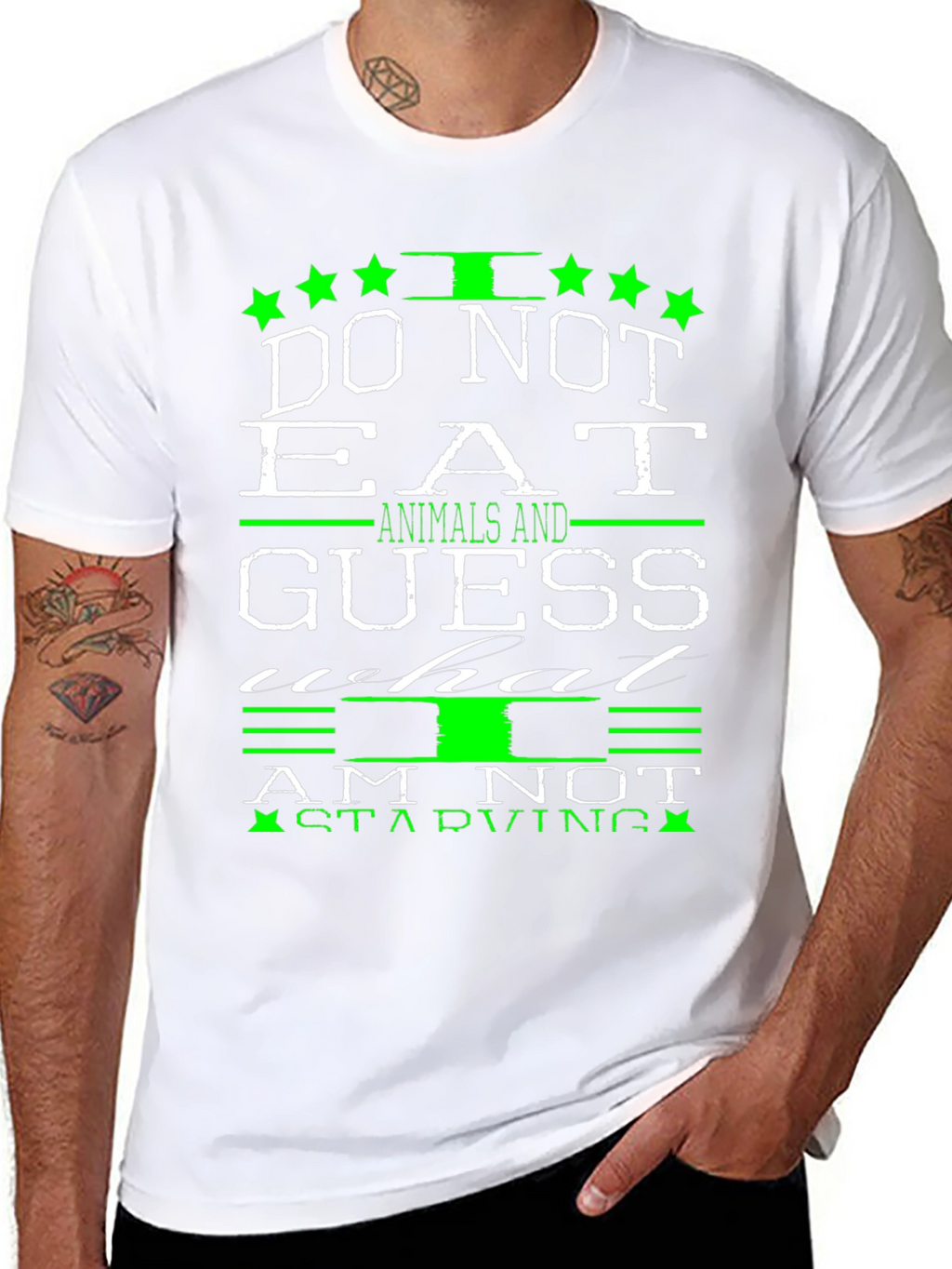 Vegan Statement Graphic Tee - Do Not Eat Animals