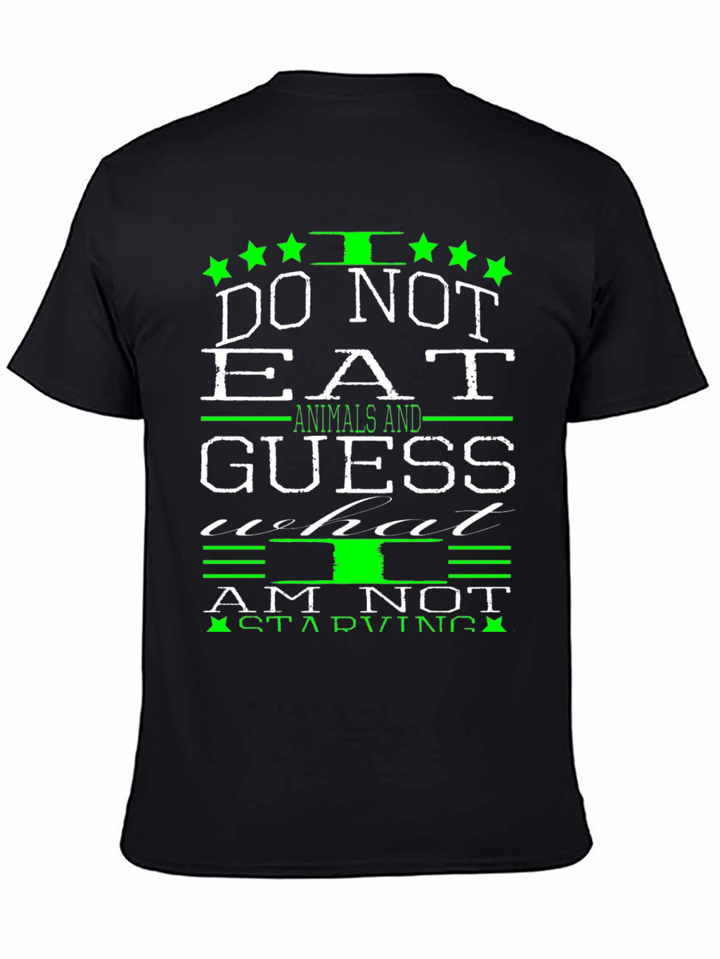 Vegan Statement Graphic Tee - Do Not Eat Animals