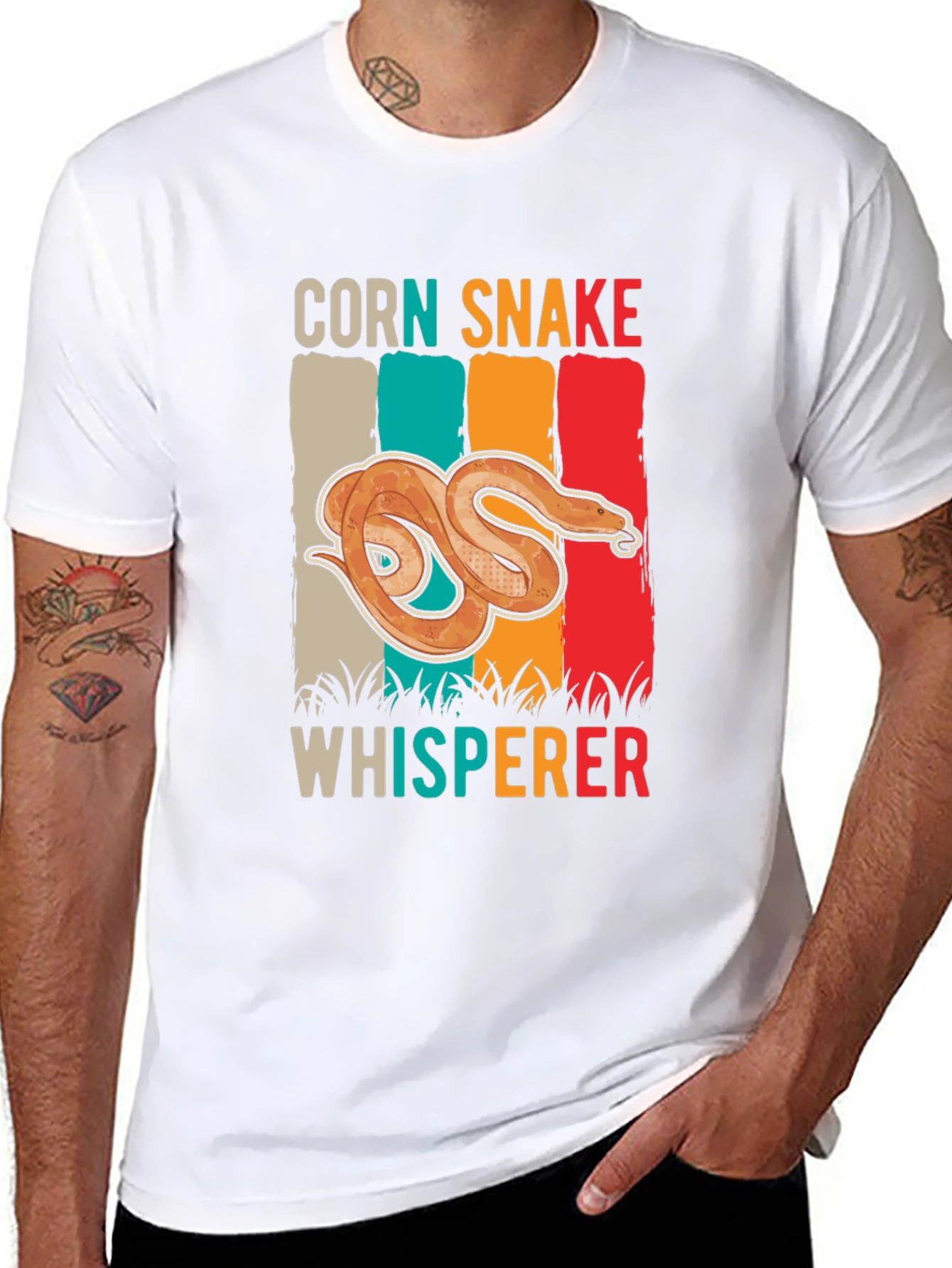 Corn Snake Whisperer T-Shirt - Reptile Lover Tee