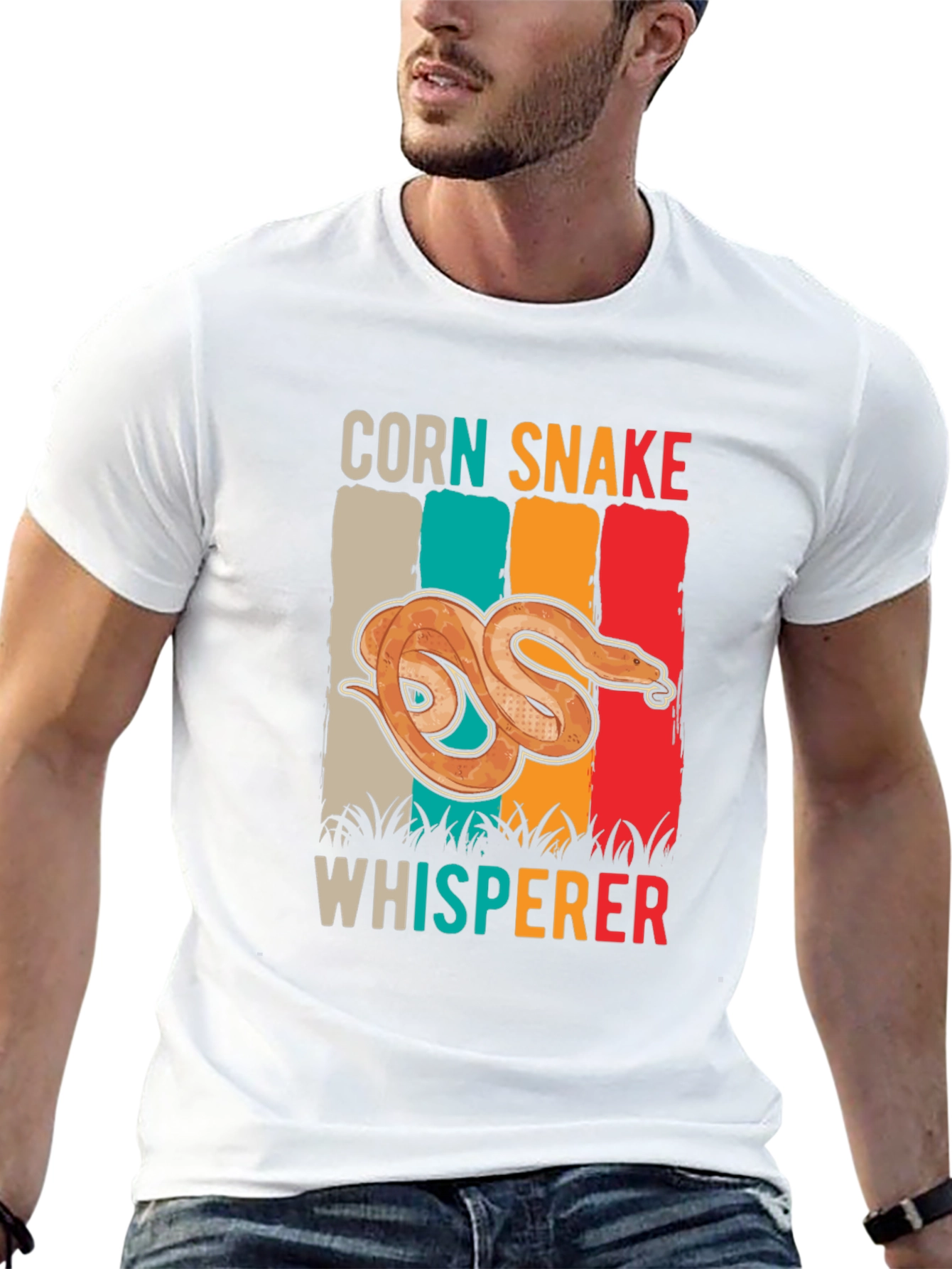 Corn Snake Whisperer T-Shirt - Reptile Lover Tee