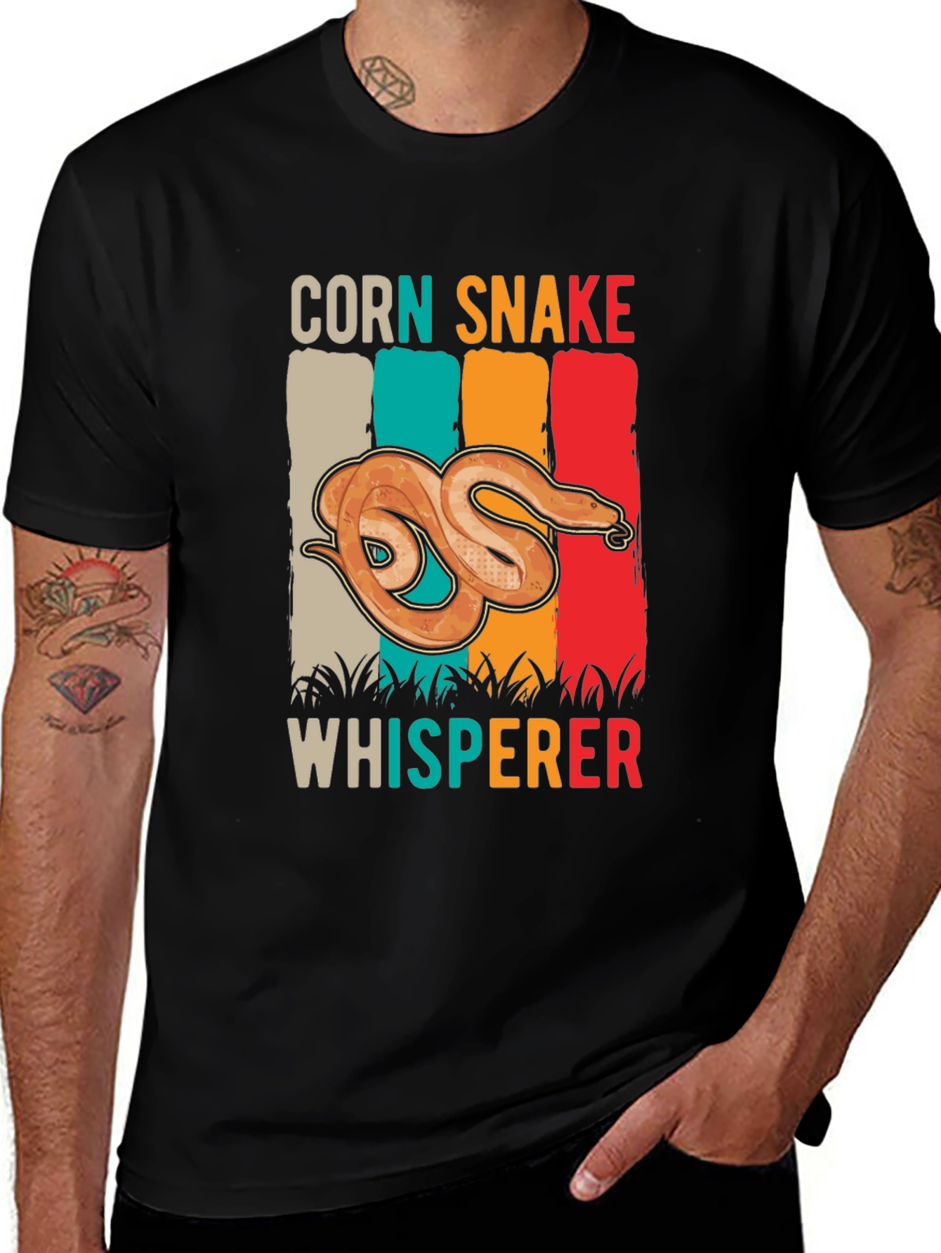 Corn Snake Whisperer T-Shirt - Reptile Lover Tee