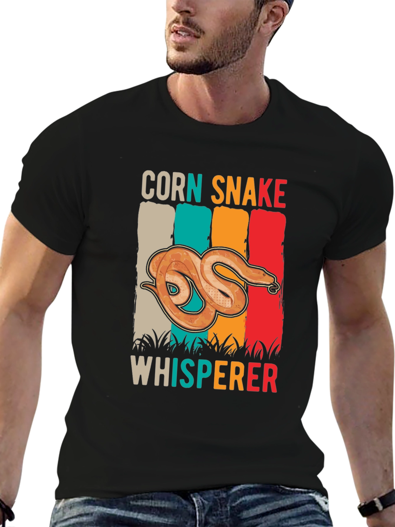 Corn Snake Whisperer T-Shirt - Reptile Lover Tee