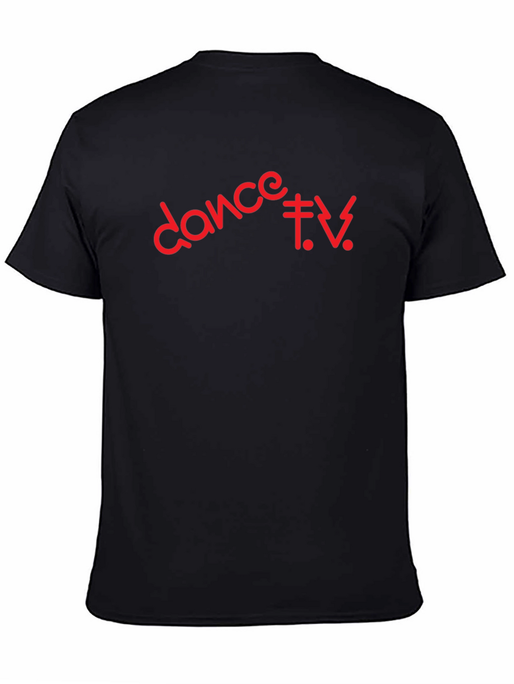 Dance T.V. Graphic Tee - Black Cotton T-Shirt