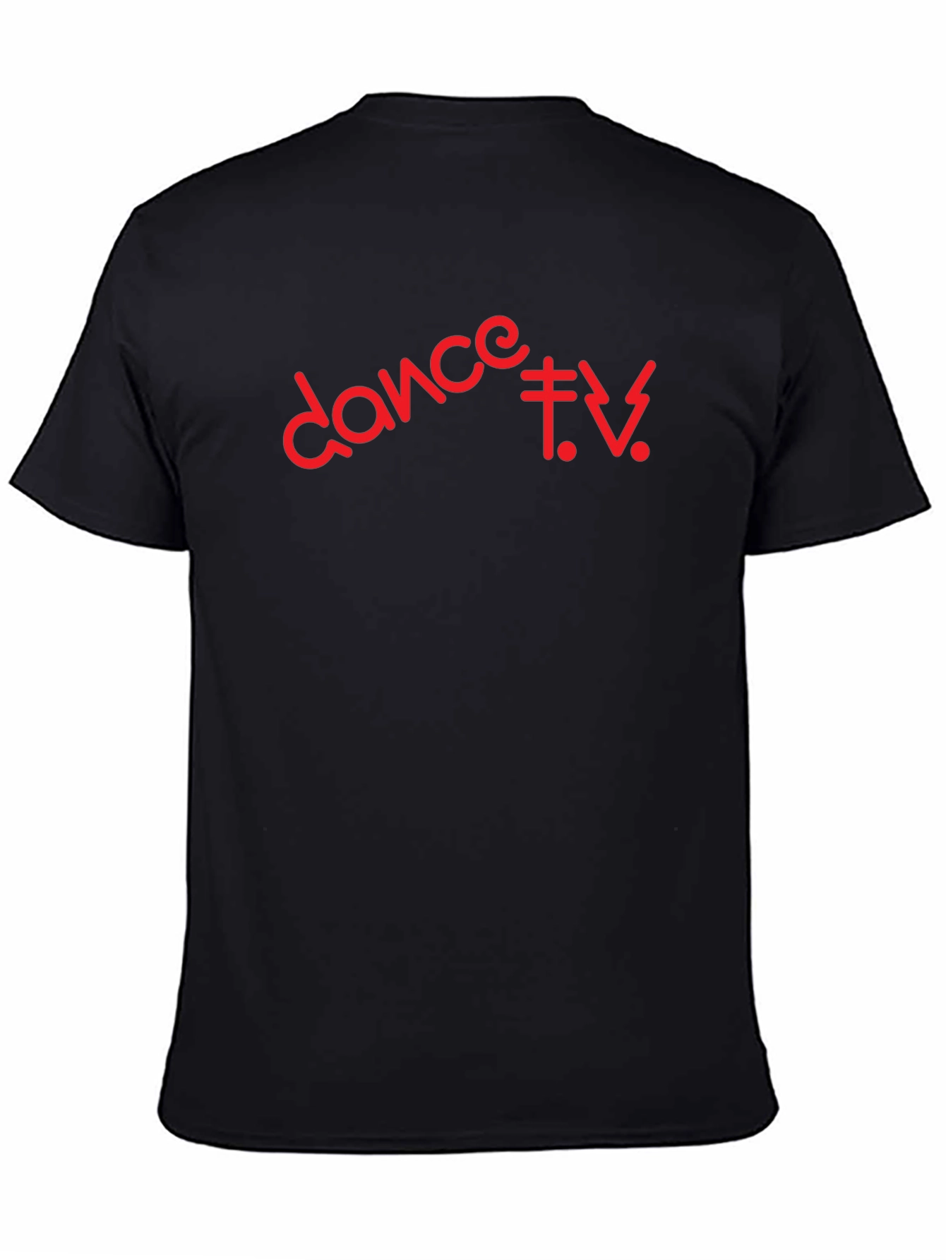 Dance T.V. Graphic Tee - Black Cotton T-Shirt