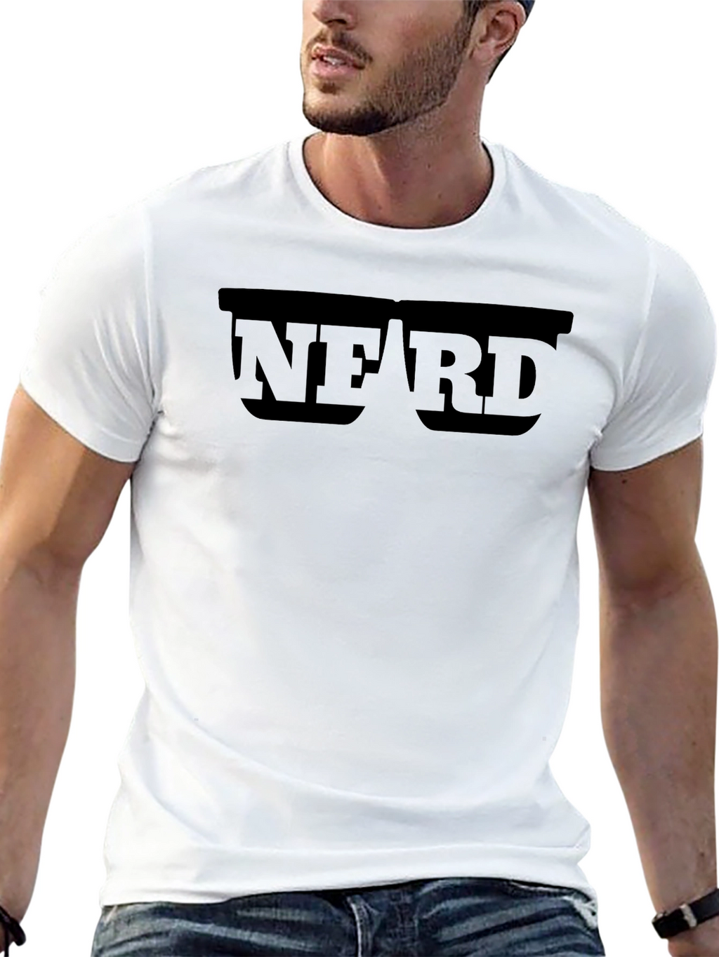 Nerd Sunglasses Graphic T-Shirt - Cool Geek Style