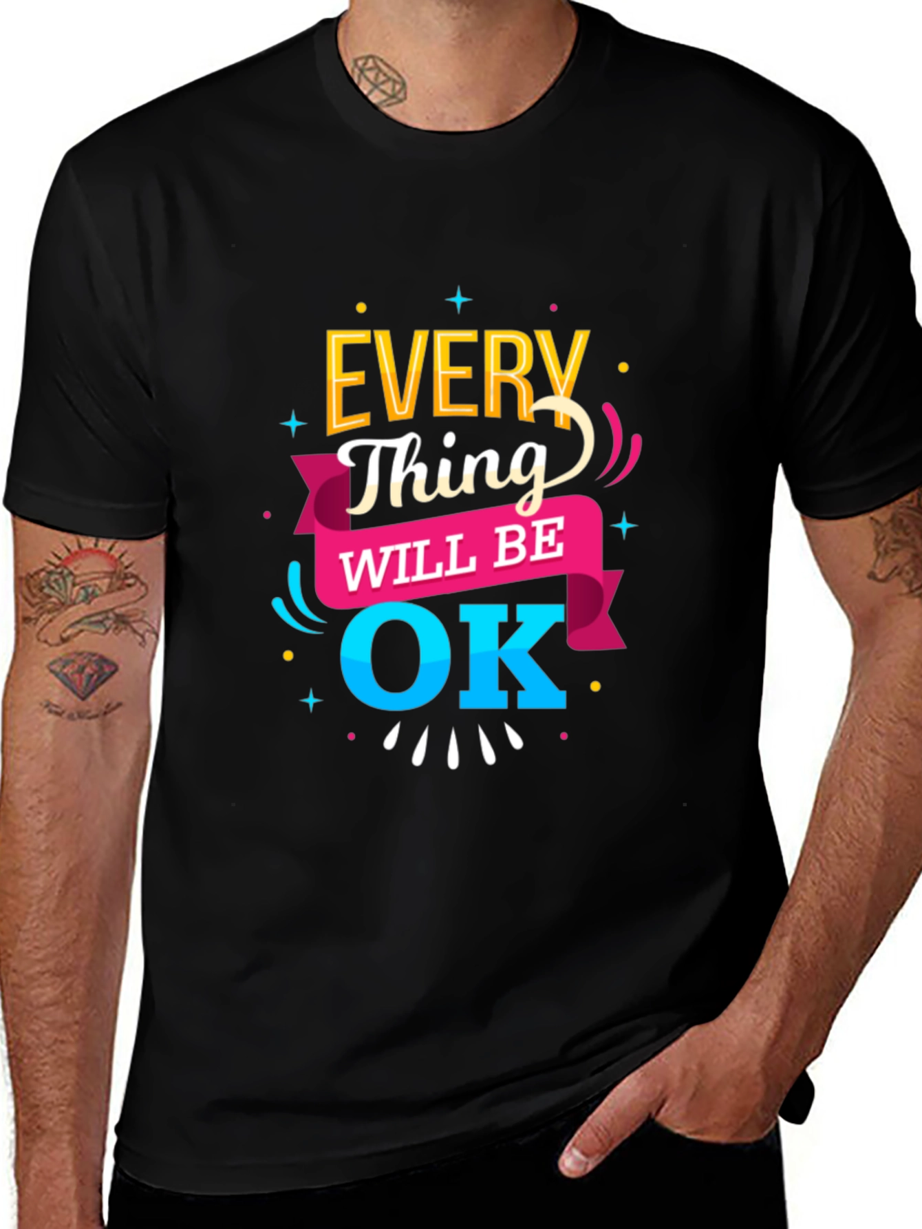 Everything Will Be OK T-Shirt | Positive Message Tee