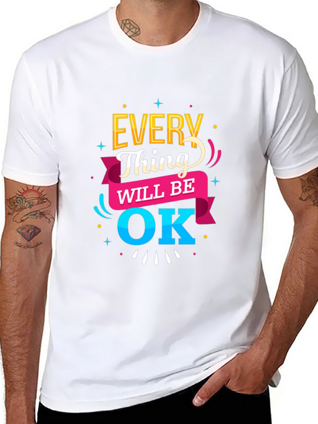 Everything Will Be OK T-Shirt | Positive Message Tee