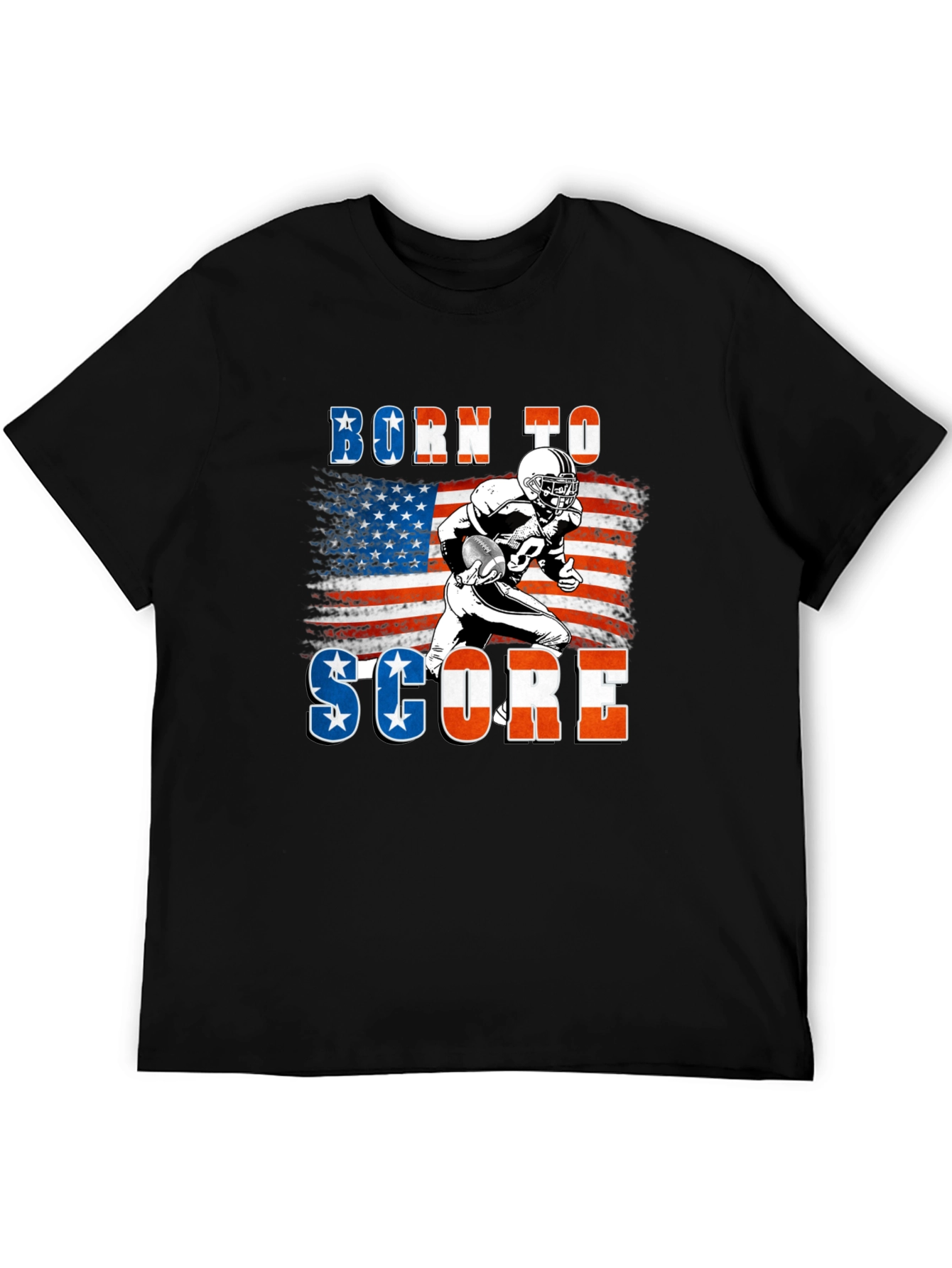 Born to Score Football Graphic T-Shirt