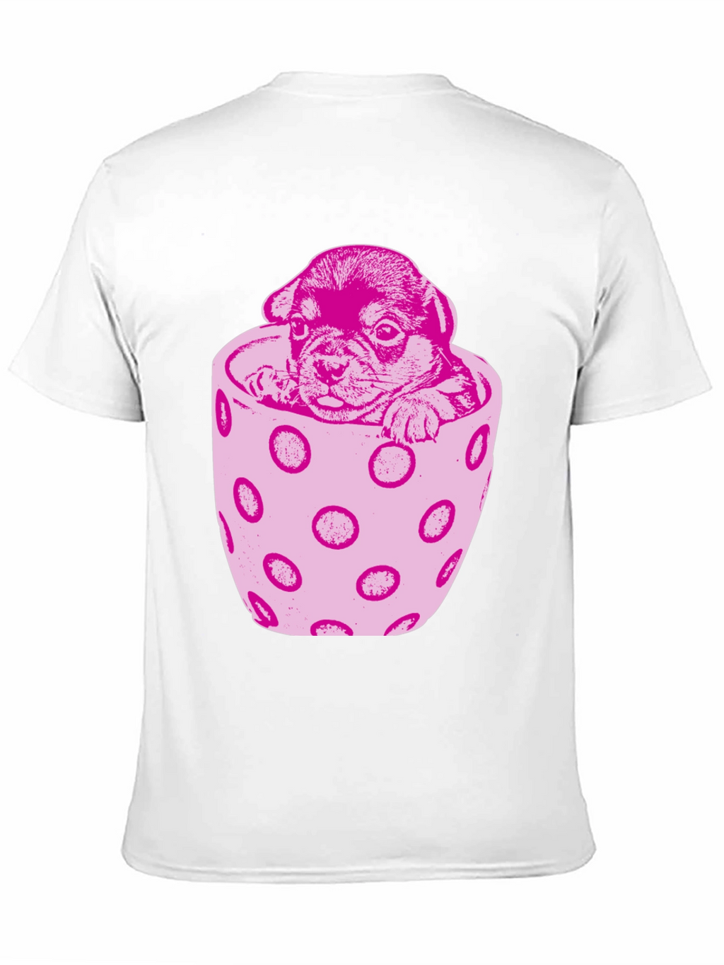 Puppy in a Cup T-Shirt - Cute Dog Tee