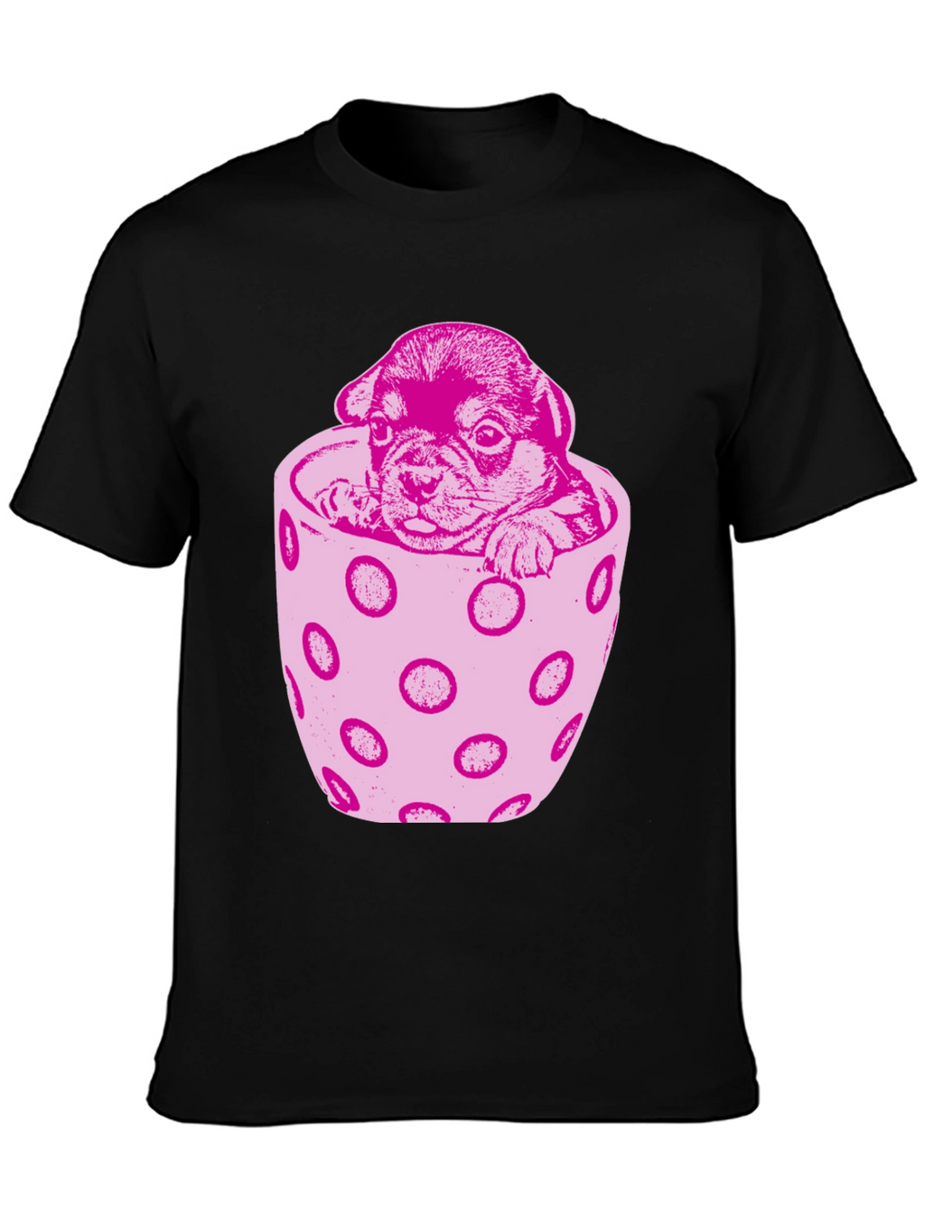 Puppy in a Cup T-Shirt - Cute Dog Tee