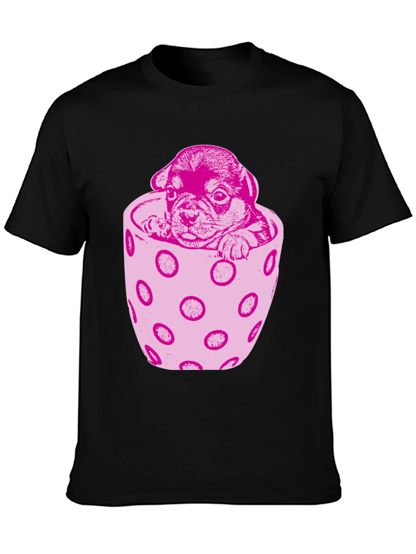 Puppy in a Cup T-Shirt - Cute Dog Tee