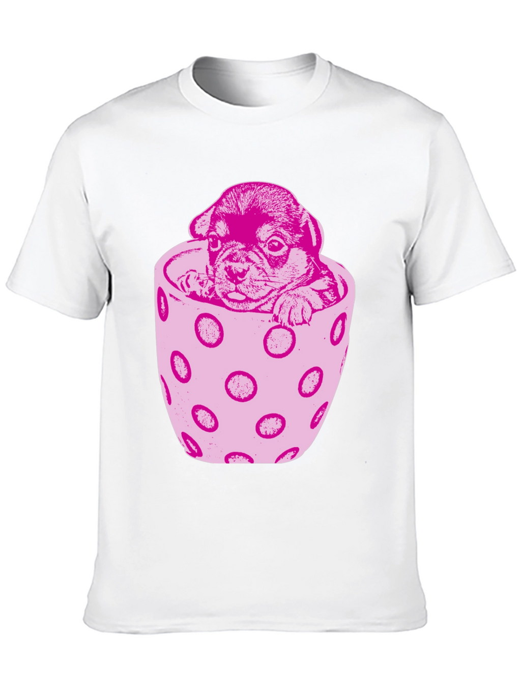 Puppy in a Cup T-Shirt - Cute Dog Tee