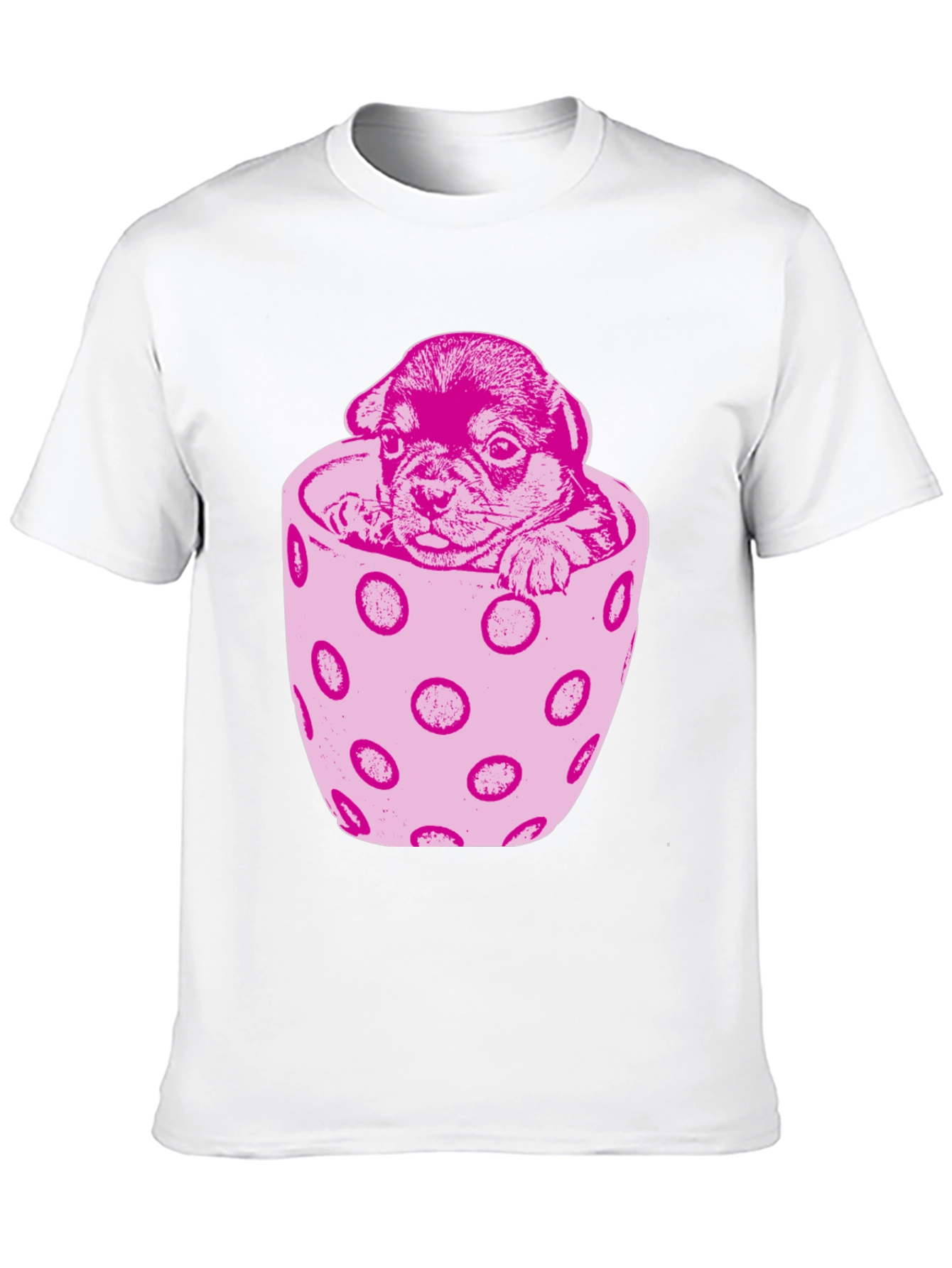 Puppy in a Cup T-Shirt - Cute Dog Tee