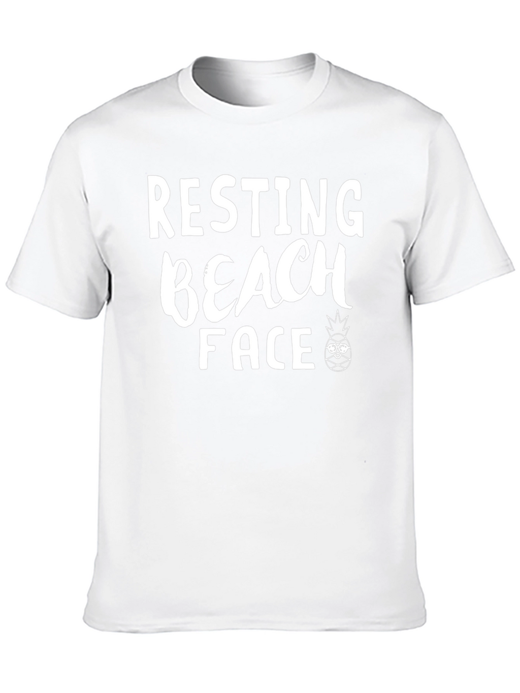 Resting Beach Face Graphic Tee