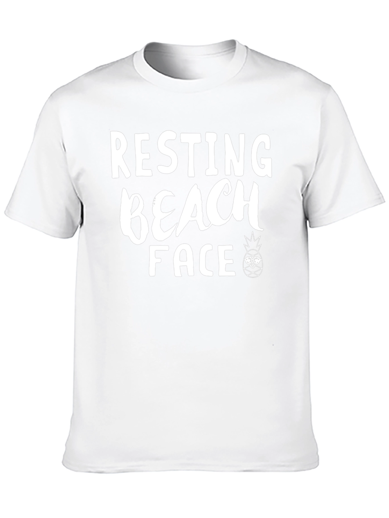 Resting Beach Face Graphic Tee