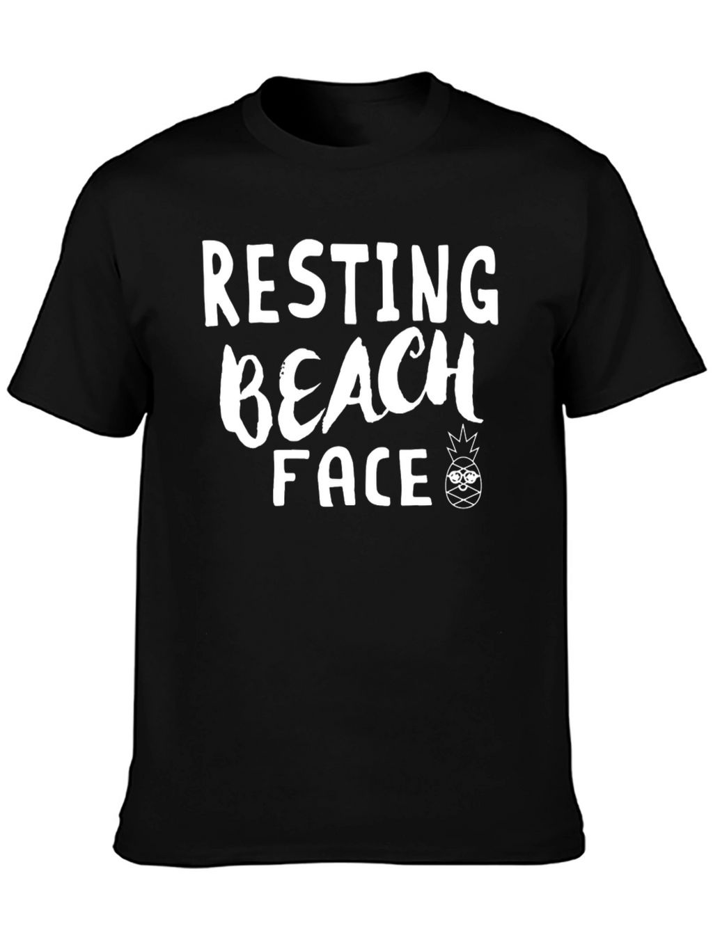 Resting Beach Face Graphic Tee