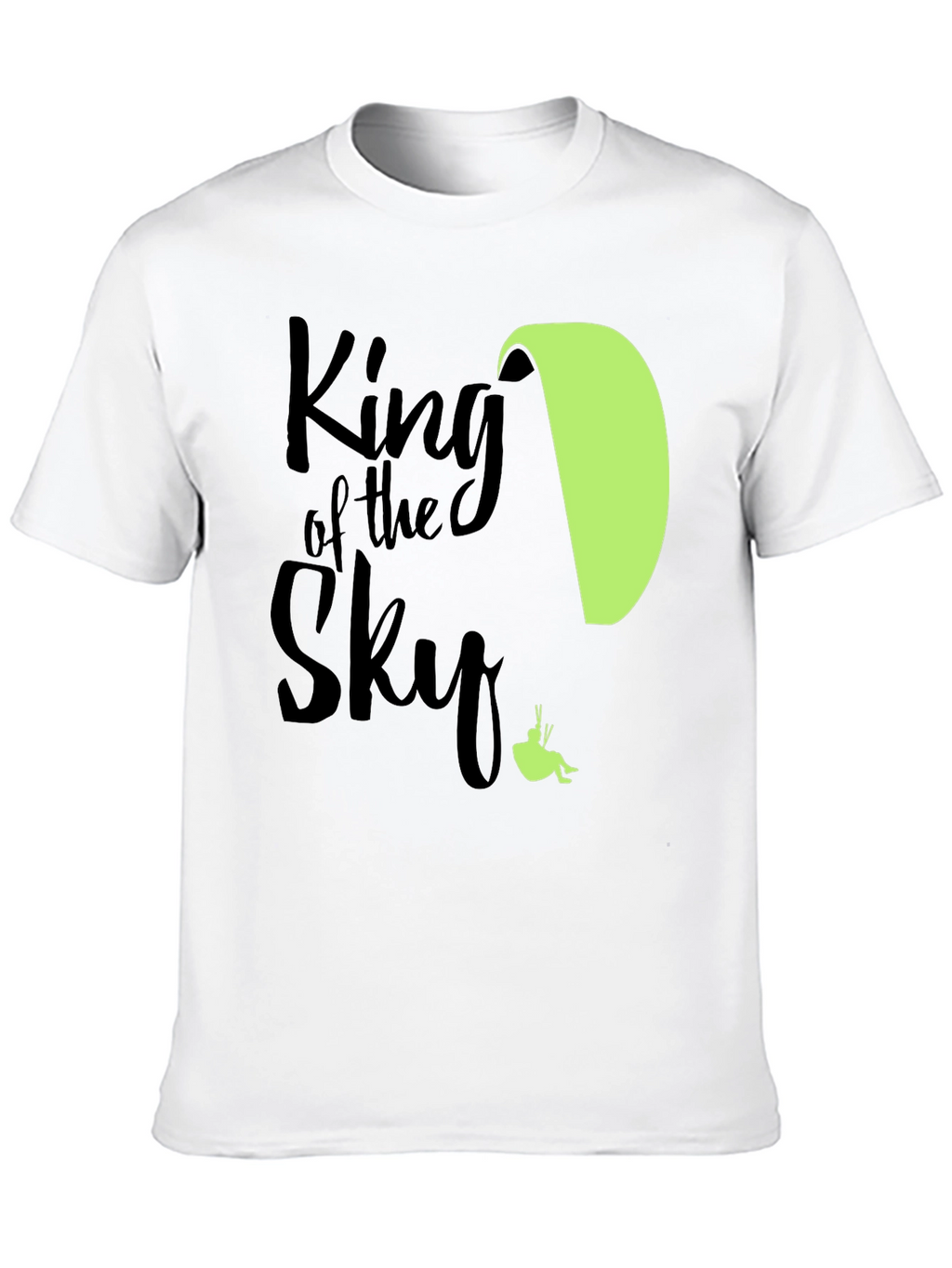 King of the Sky Paragliding T-Shirt - Black
