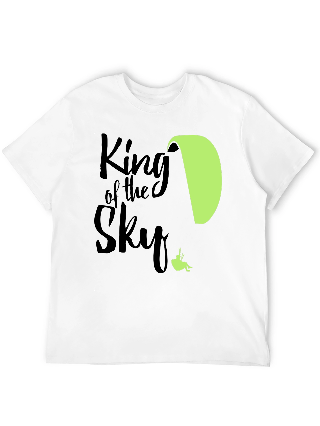 King of the Sky Paragliding T-Shirt - Black