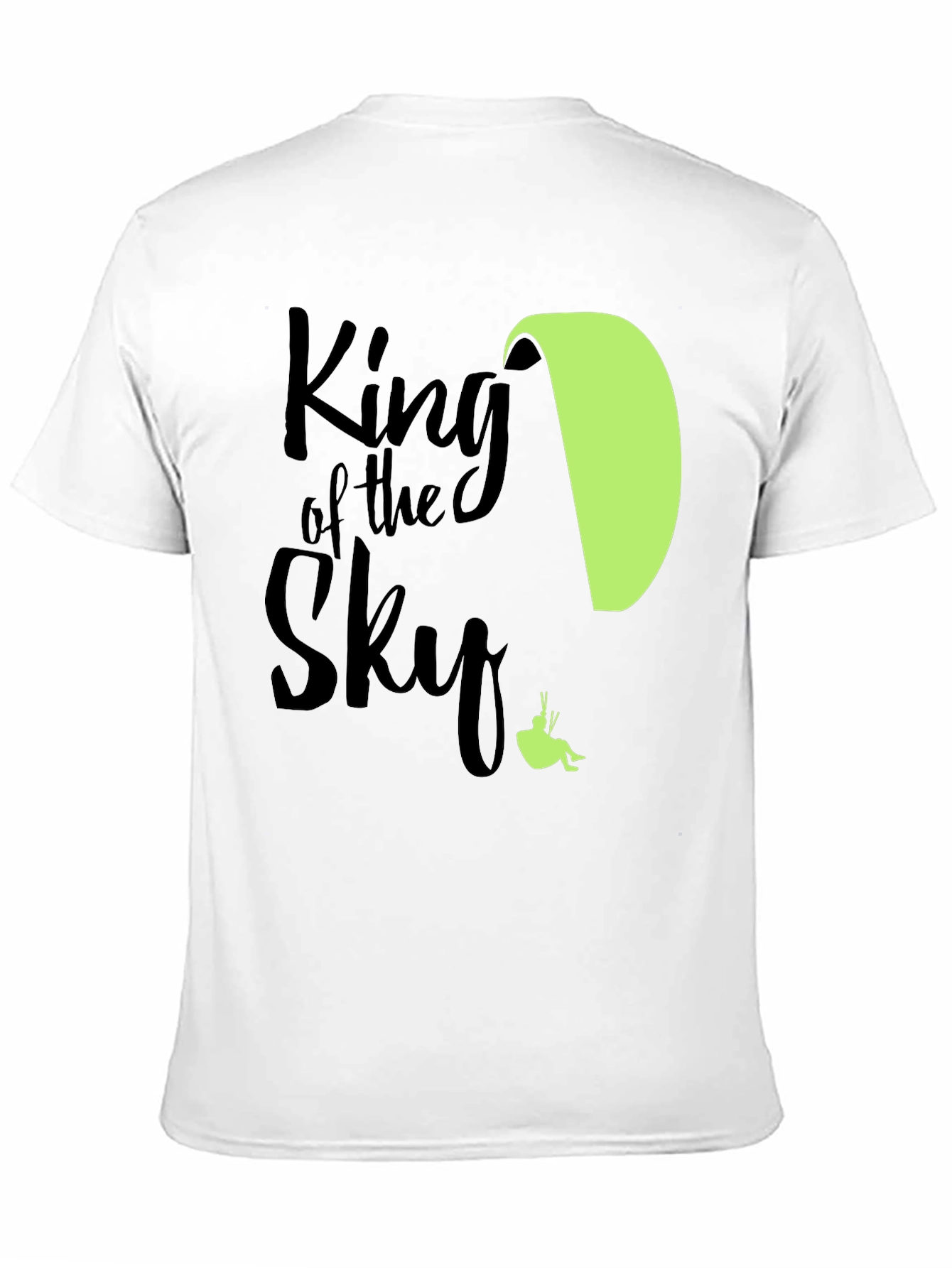King of the Sky Paragliding T-Shirt - Black