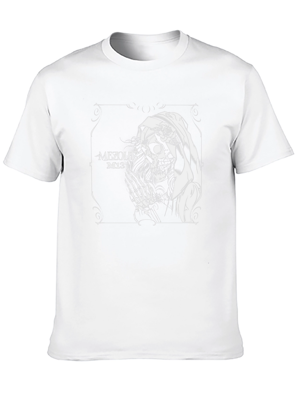 Mezolith M13 Grim Reaper Graphic Black T-Shirt