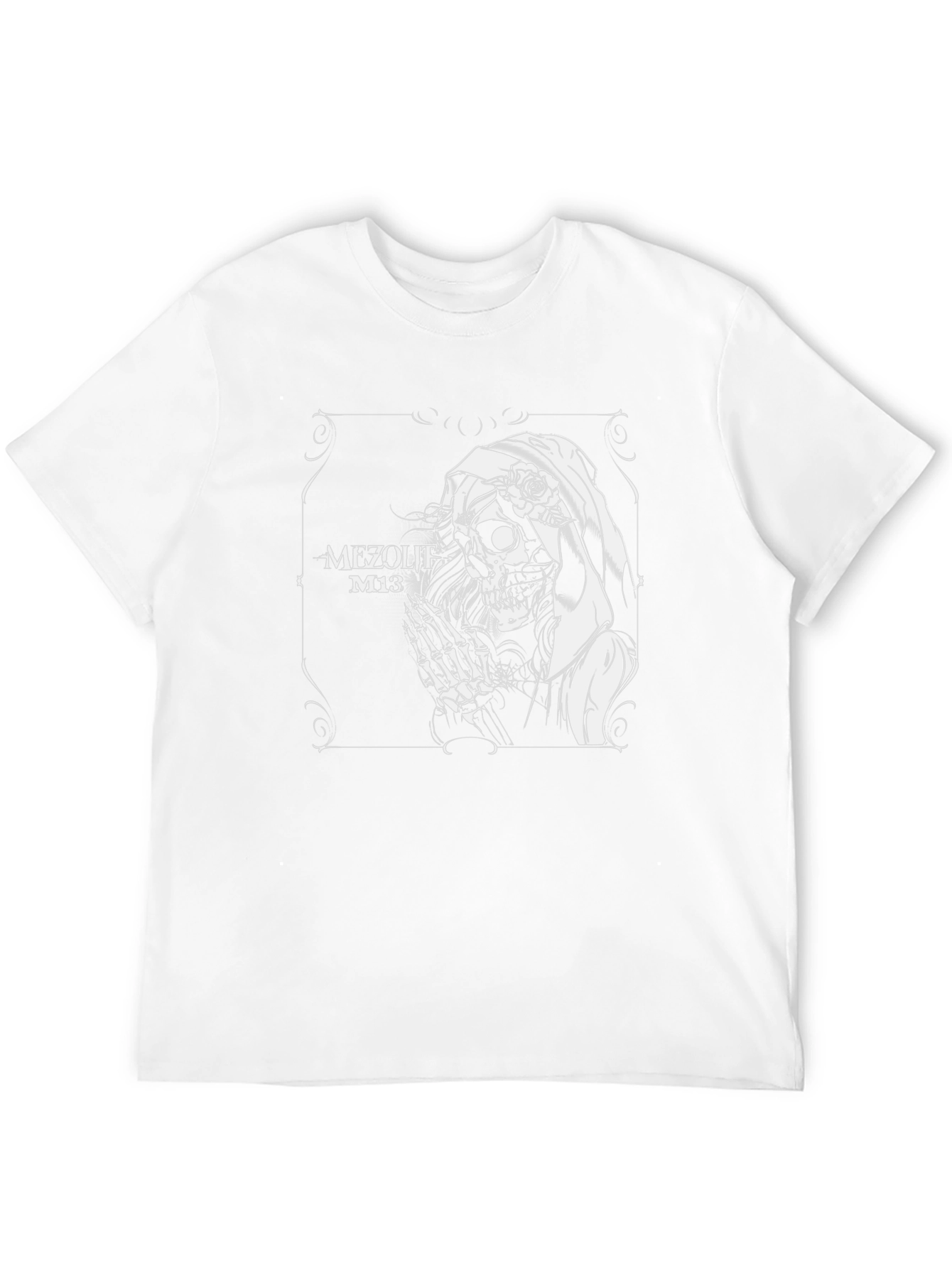 Mezolith M13 Grim Reaper Graphic Black T-Shirt