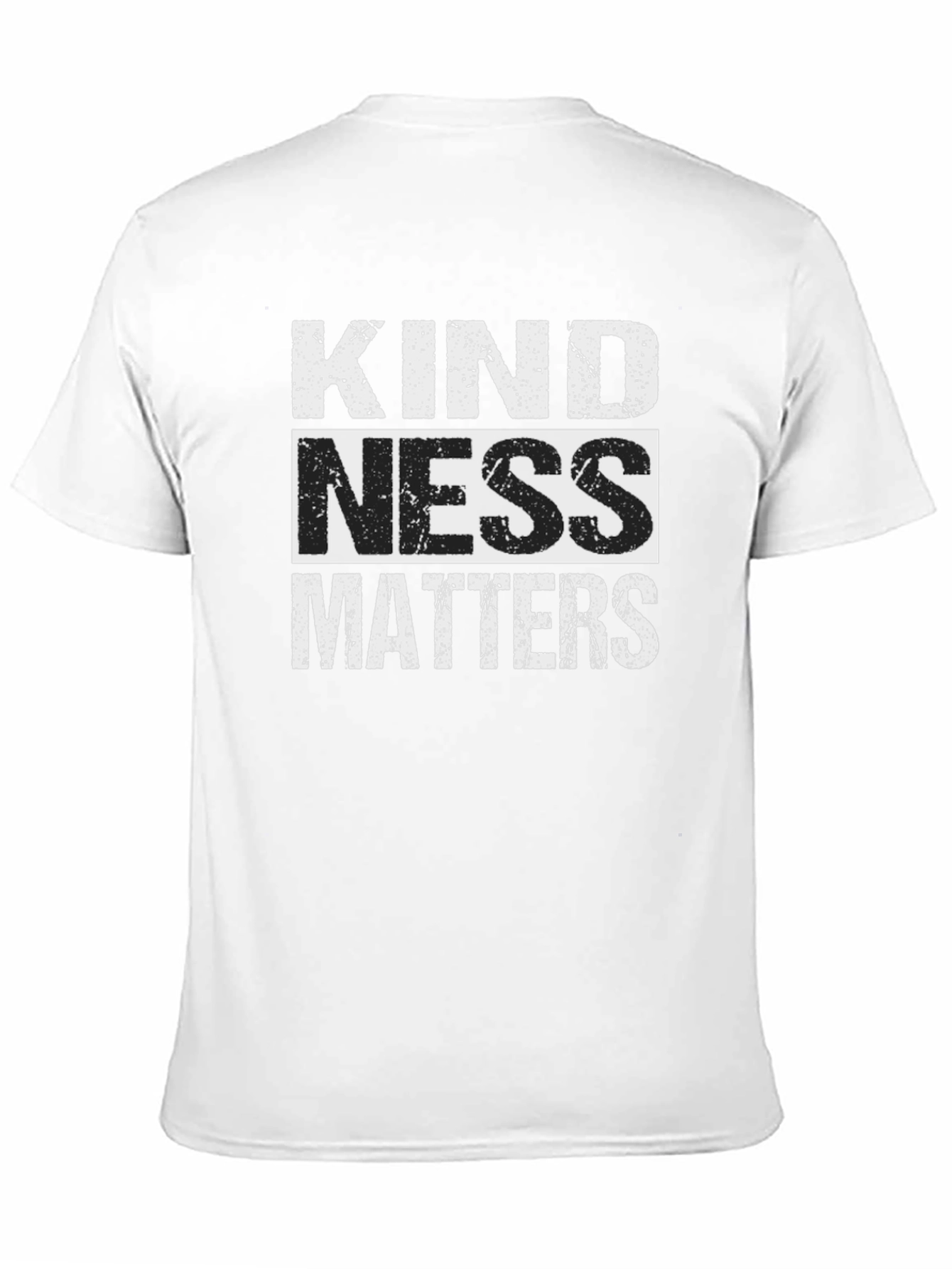 Kindness Matters Graphic Tee - Black Crew Neck