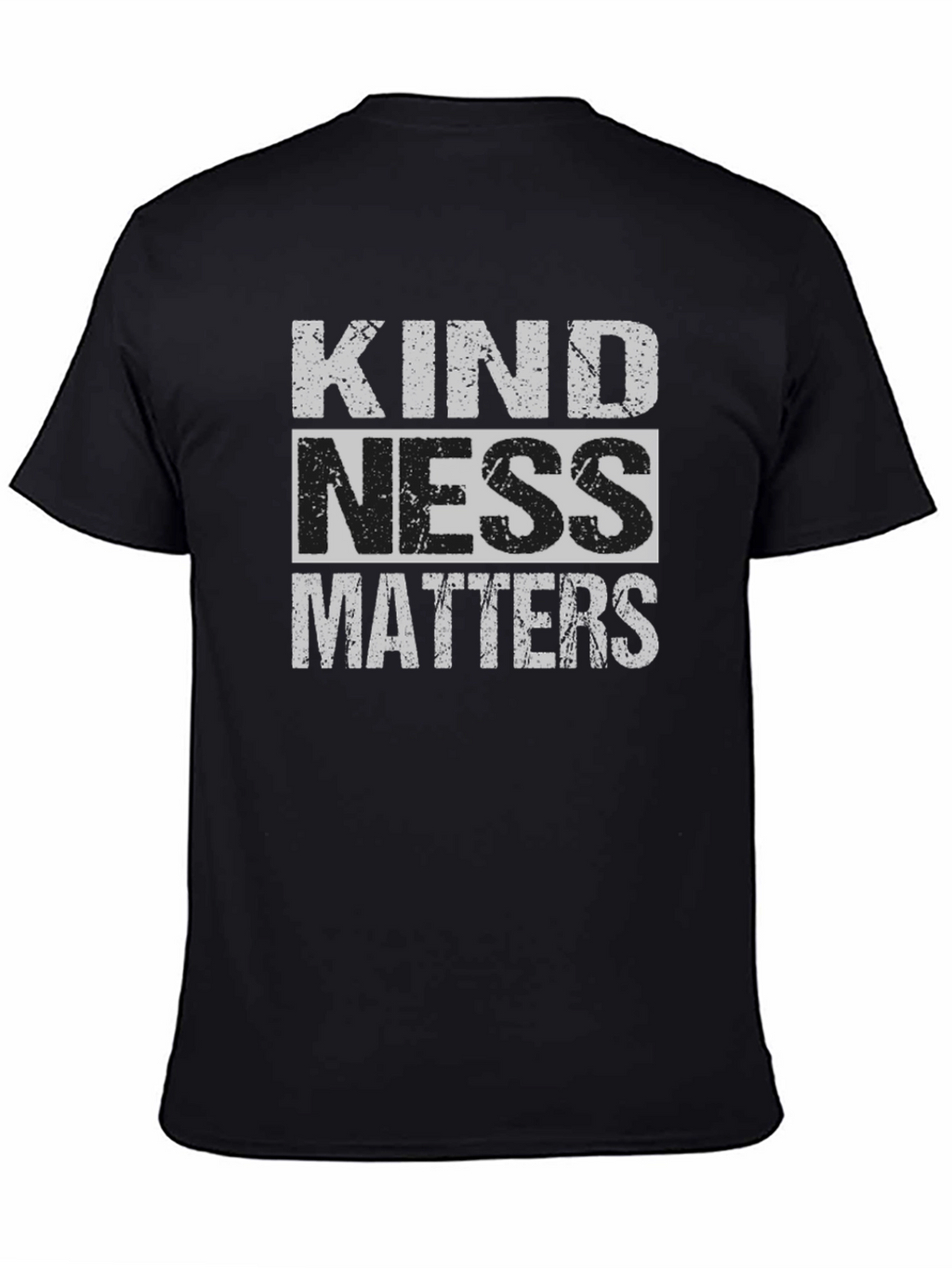 Kindness Matters Graphic Tee - Black Crew Neck