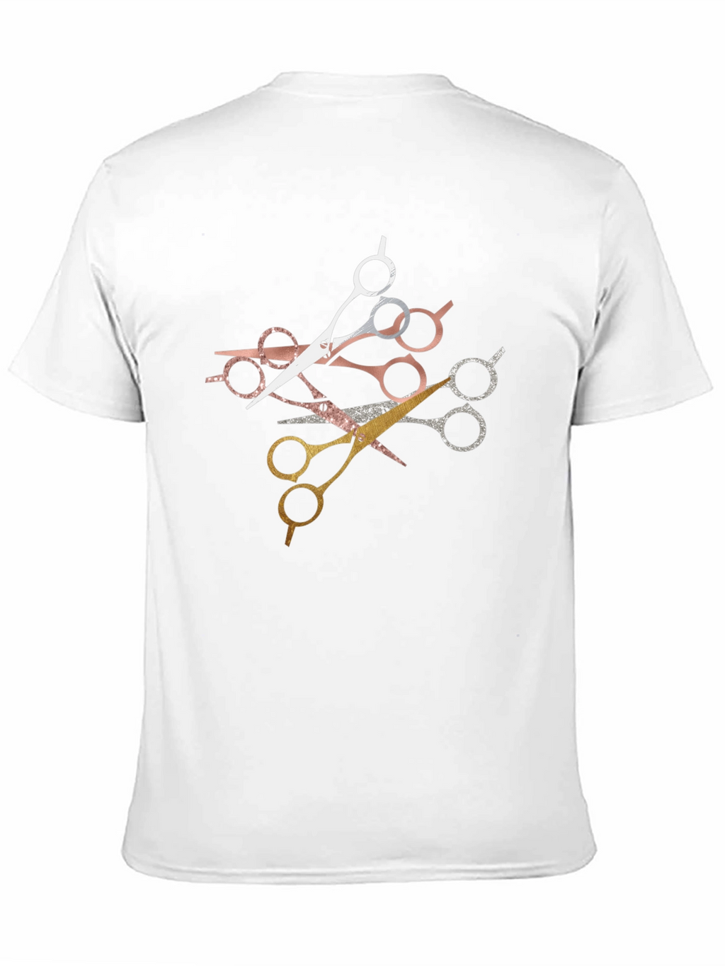 Stylish Scissors Graphic T-Shirt - Barber Edition