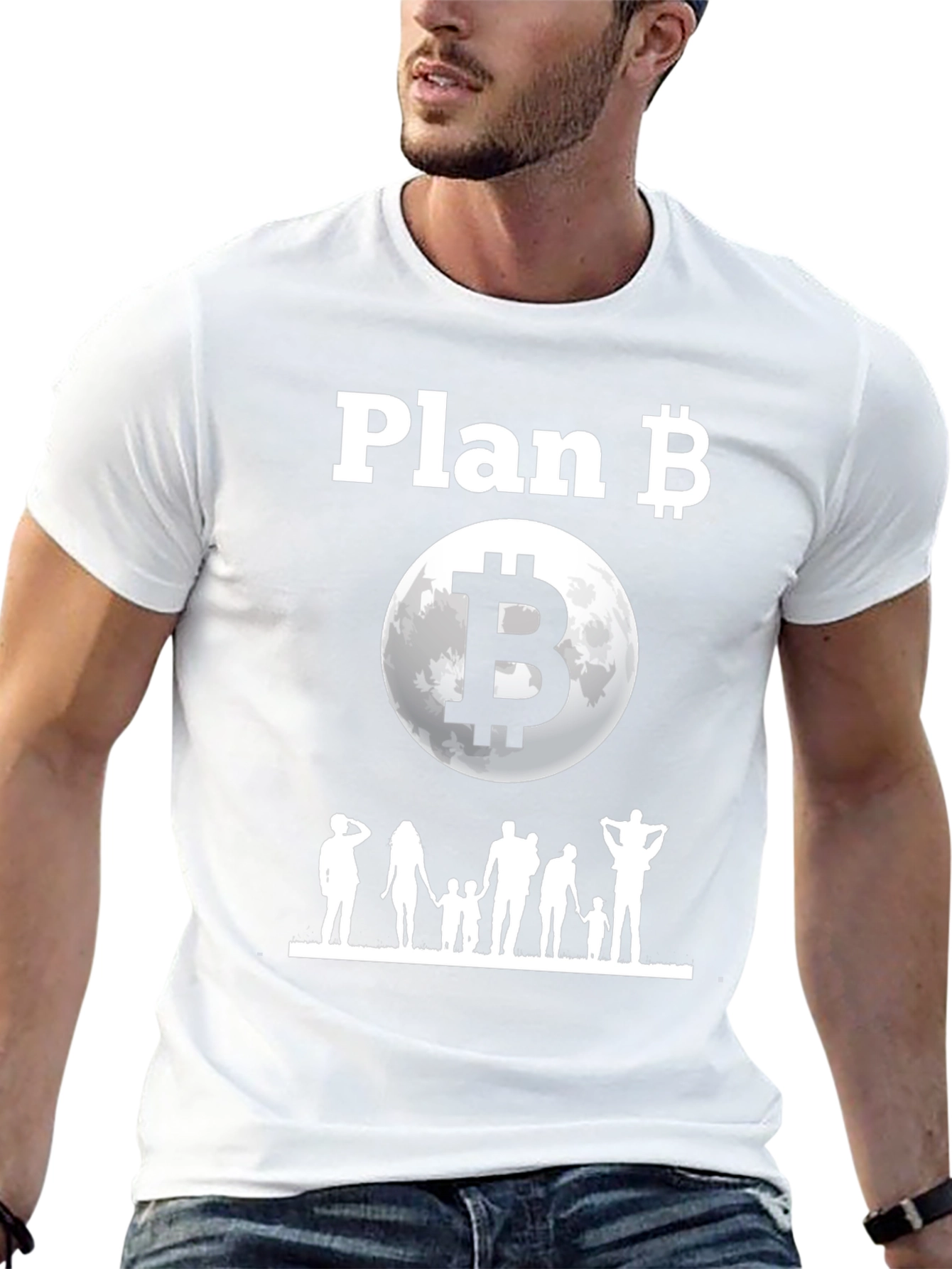 Plan B Bitcoin Family T-Shirt - Crypto to the Moon!