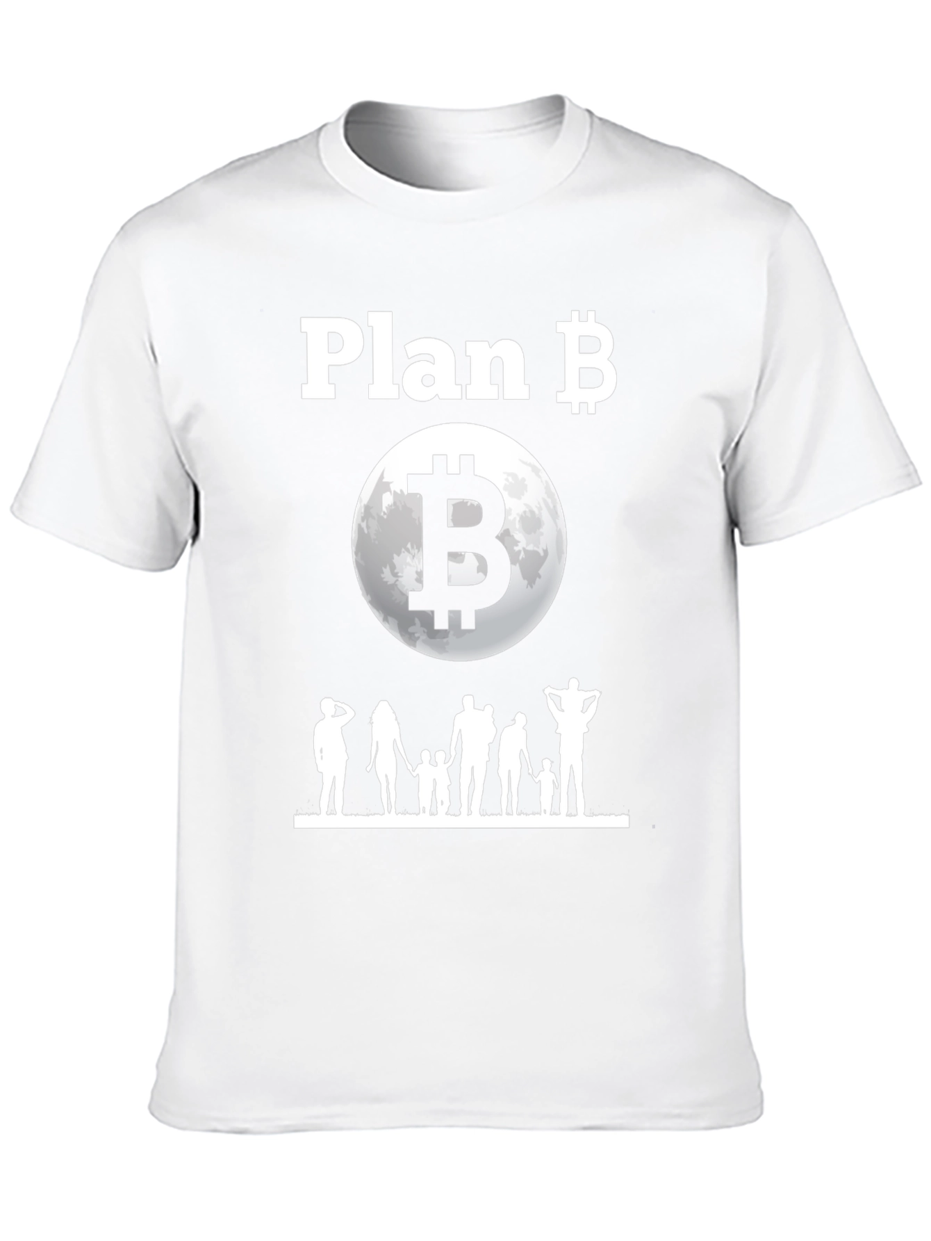 Plan B Bitcoin Family T-Shirt - Crypto to the Moon!