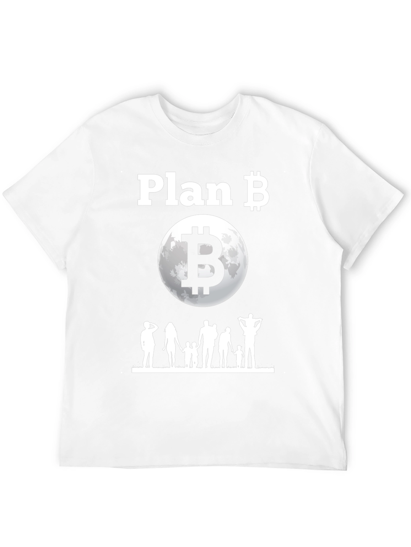 Plan B Bitcoin Family T-Shirt - Crypto to the Moon!