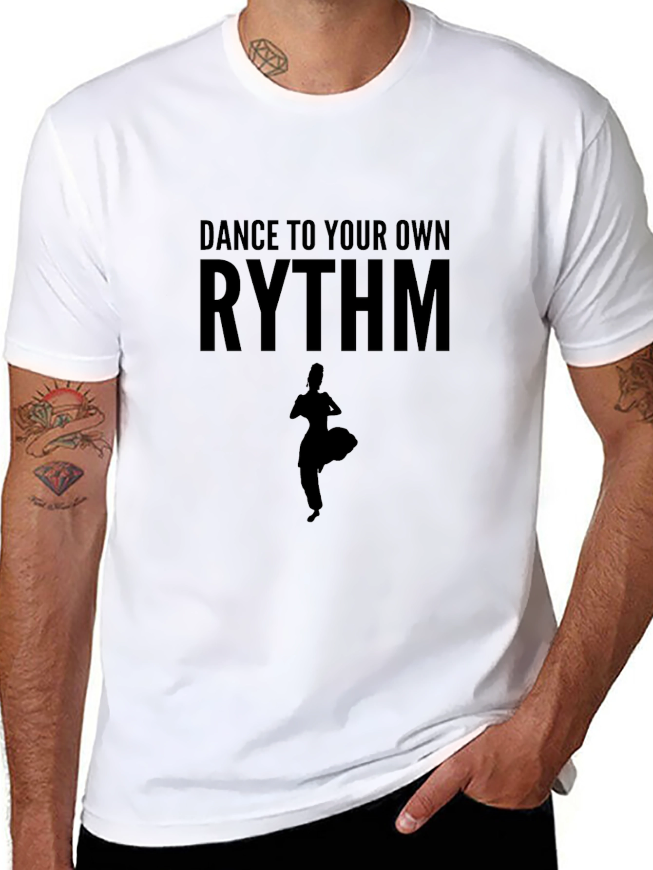 Dance to Your Own Rhythm Black T-Shirt