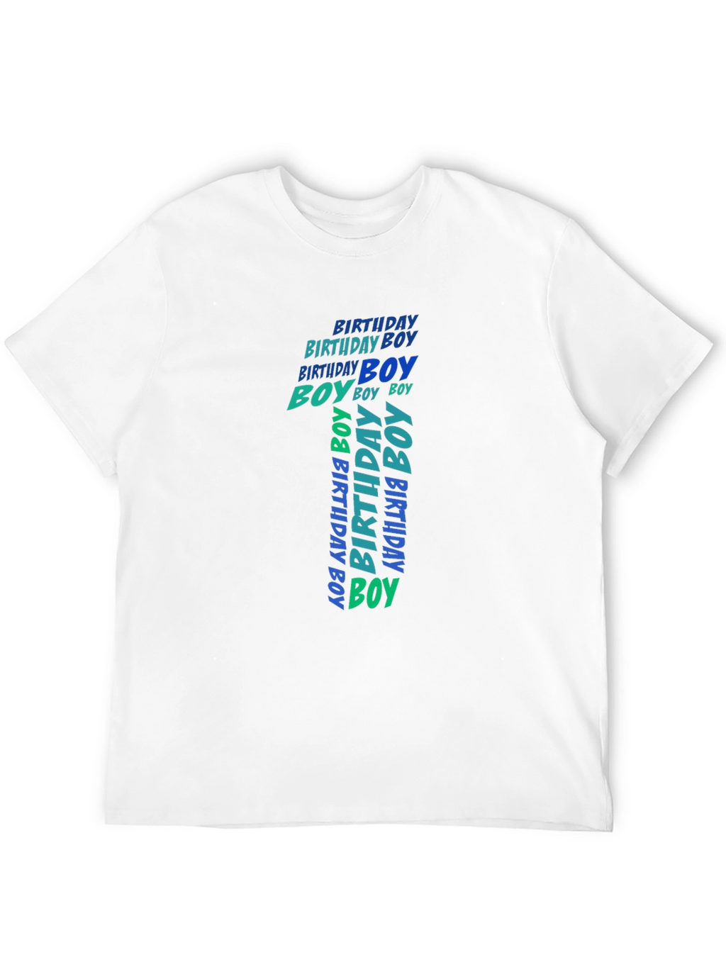 1st Birthday Boy Black T-Shirt