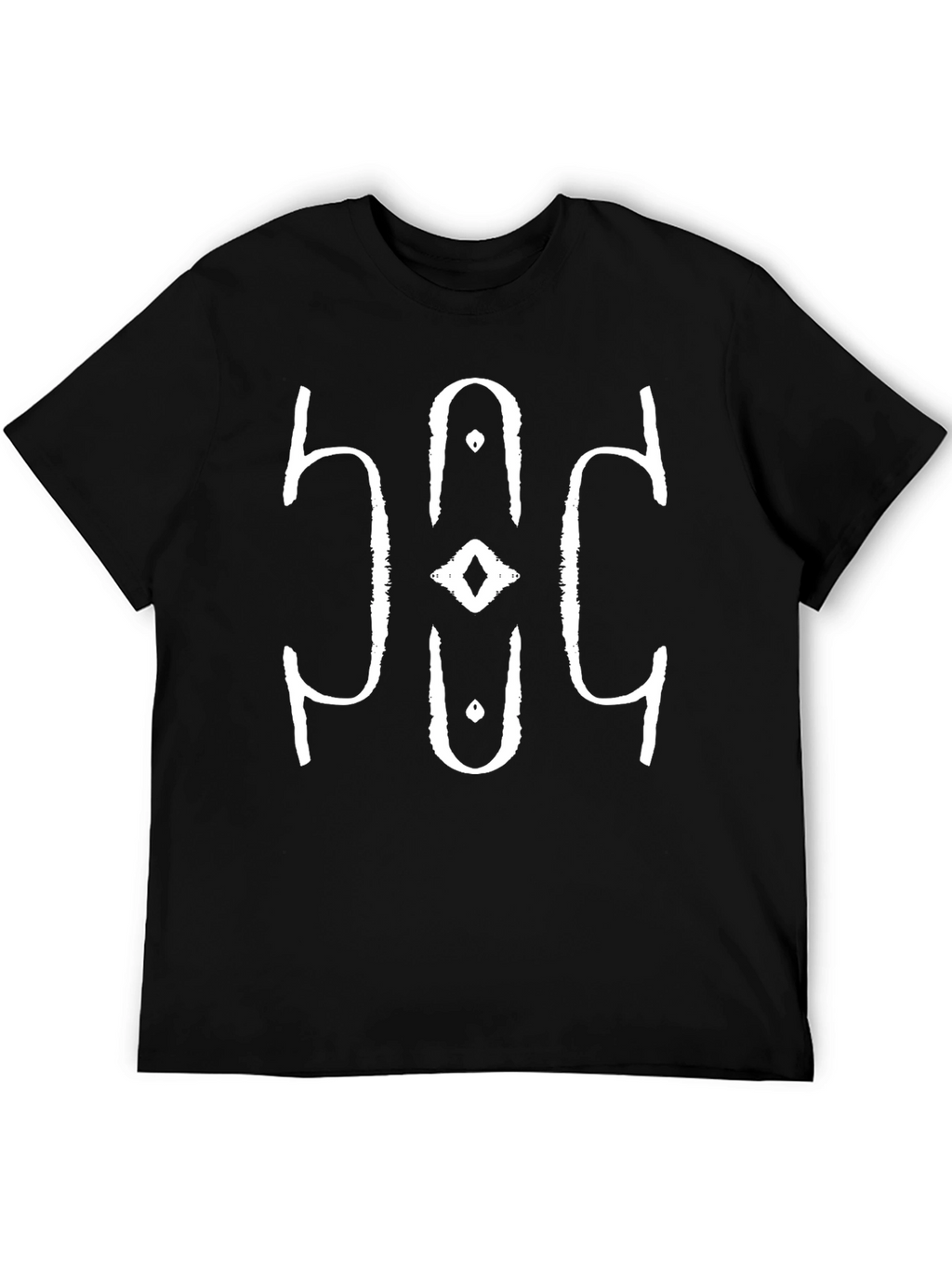 Symbol Graphic Tee - Mens Black Casual T-Shirt