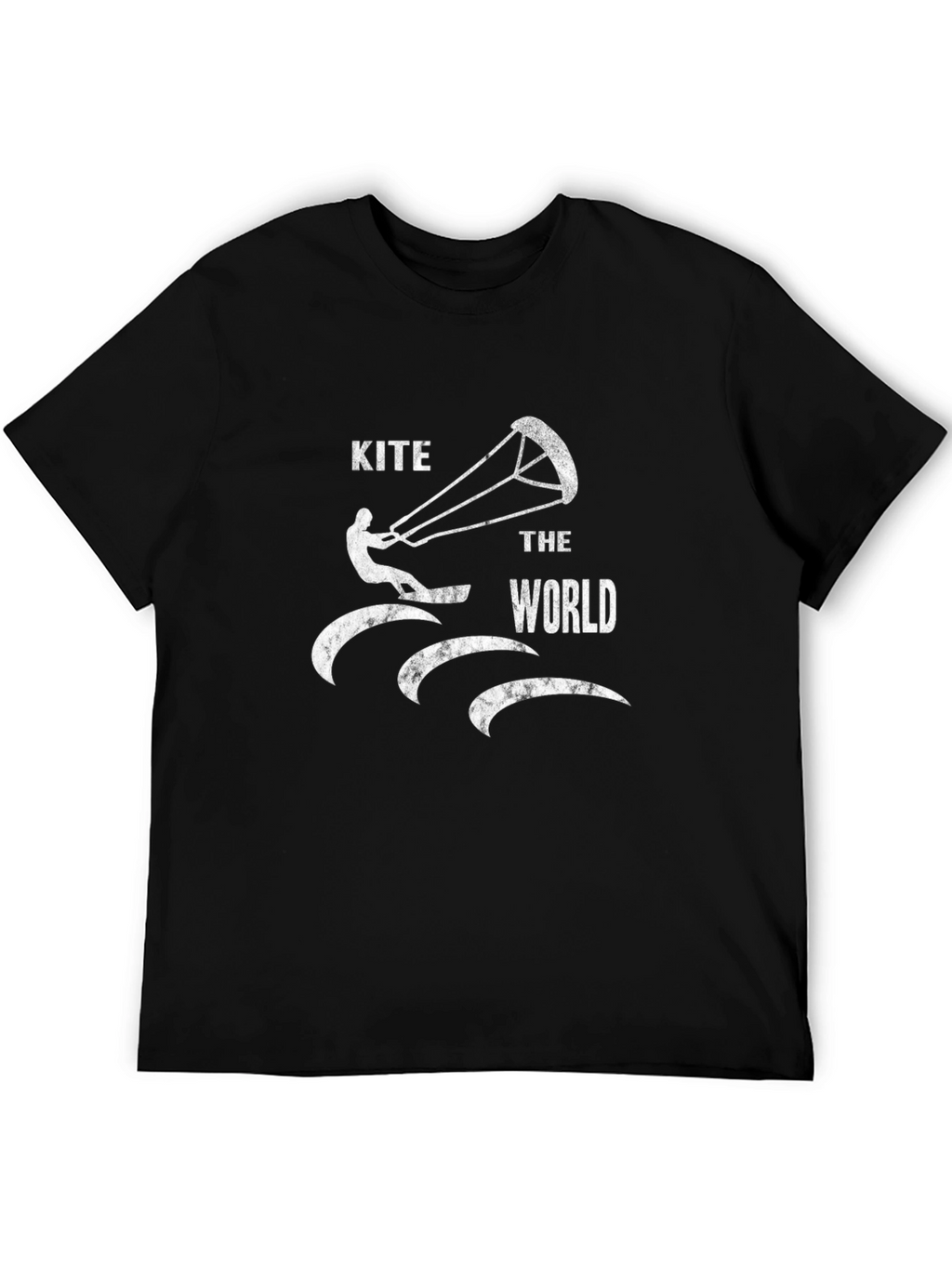 Kite The World Black Graphic Tee