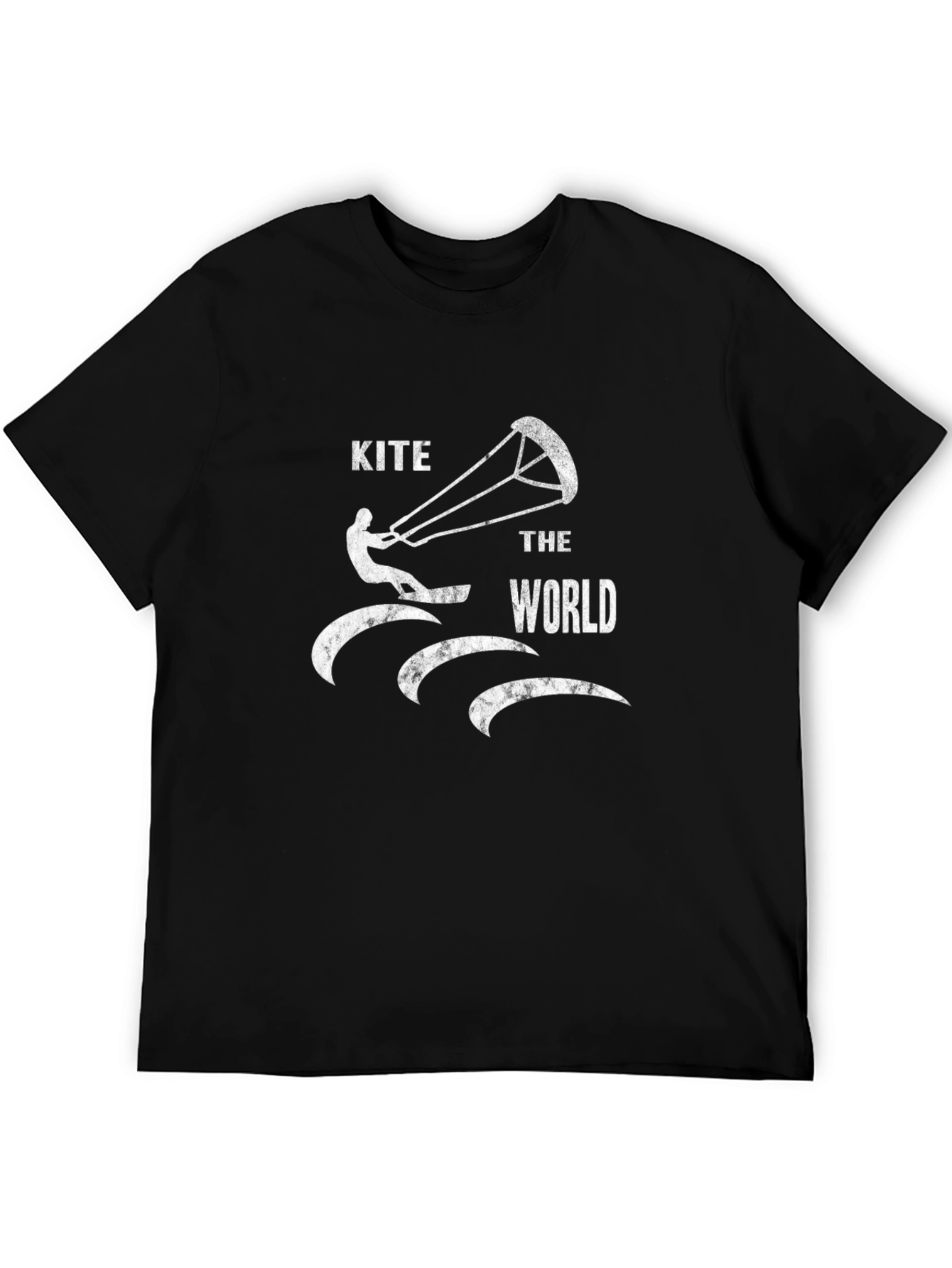 Kite The World Black Graphic Tee