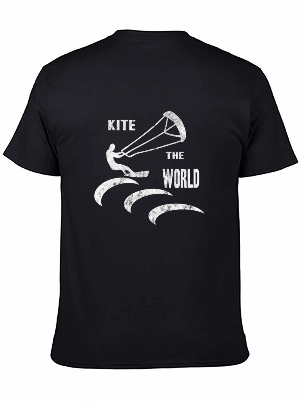 Kite The World Black Graphic Tee