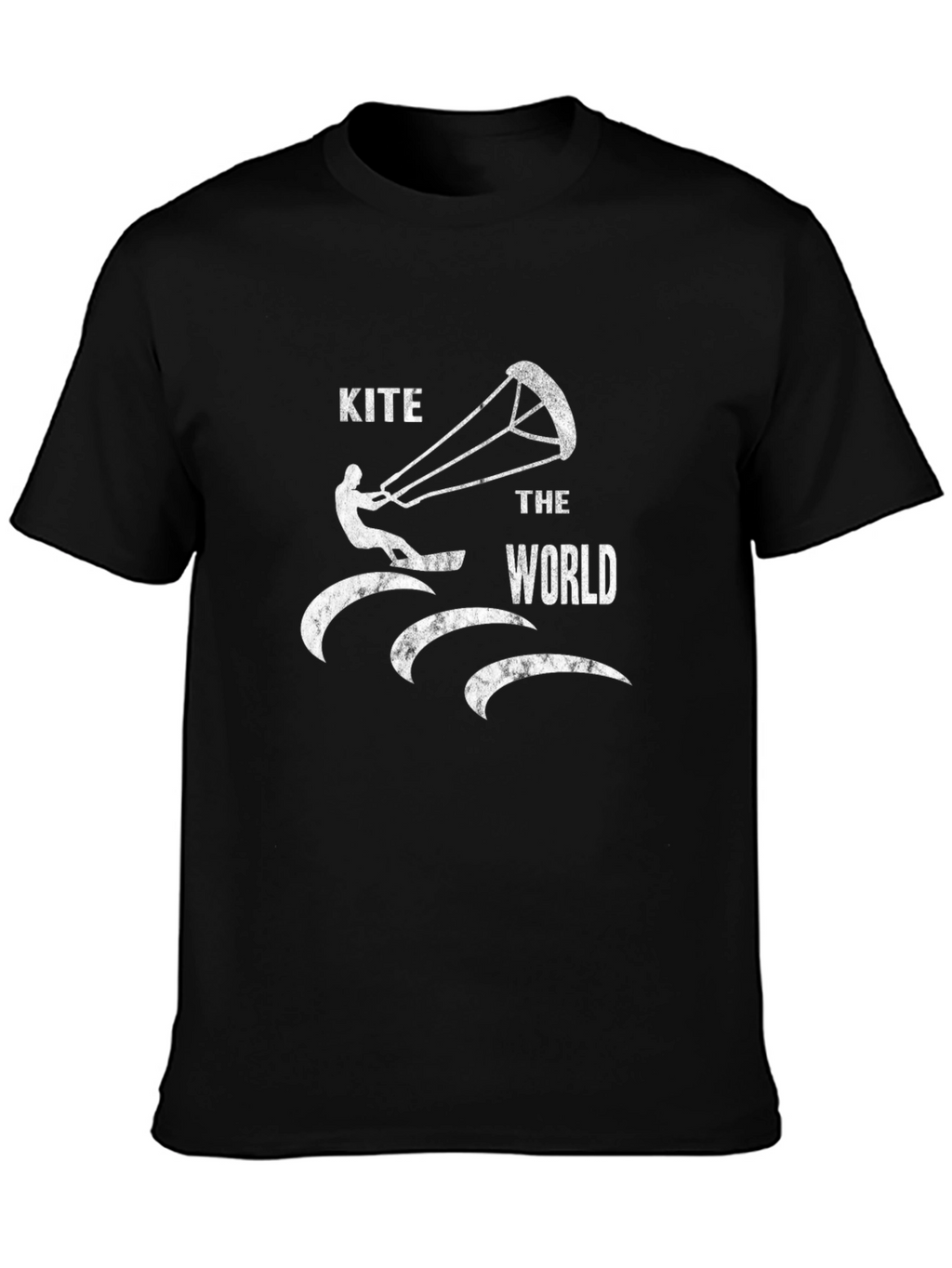 Kite The World Black Graphic Tee