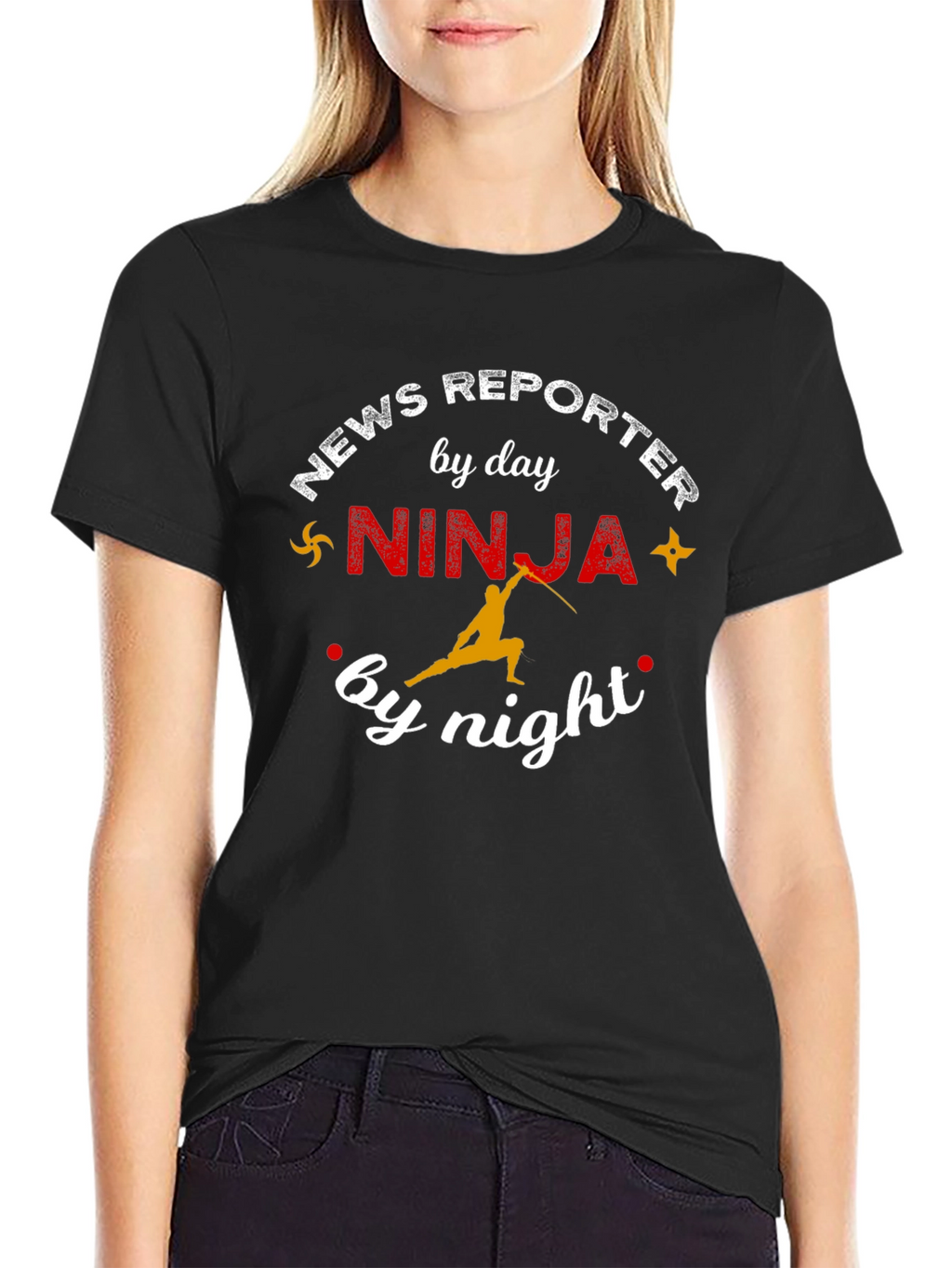 News Reporter Ninja T-Shirt