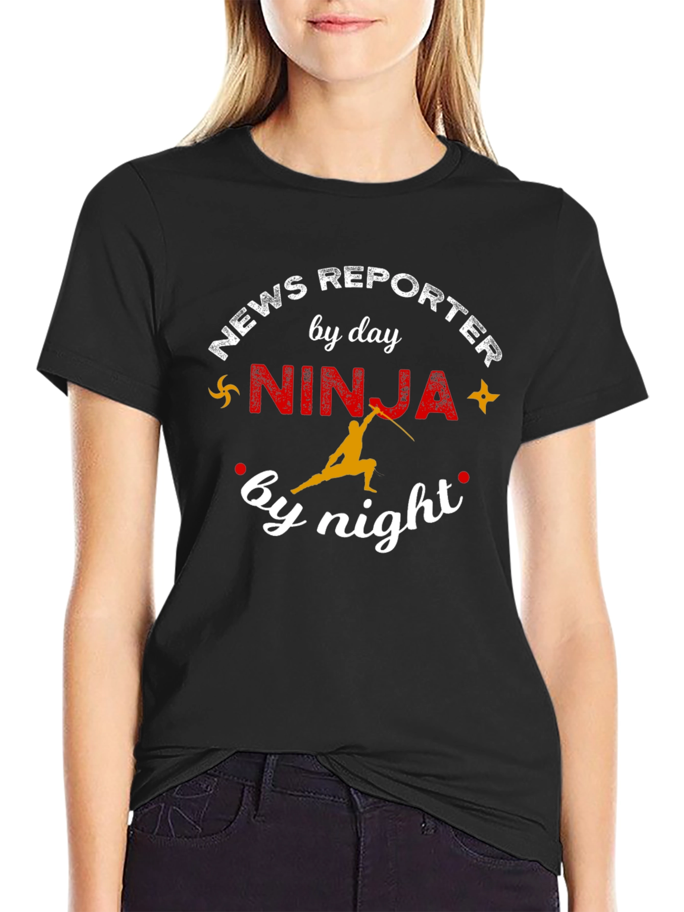 News Reporter Ninja T-Shirt