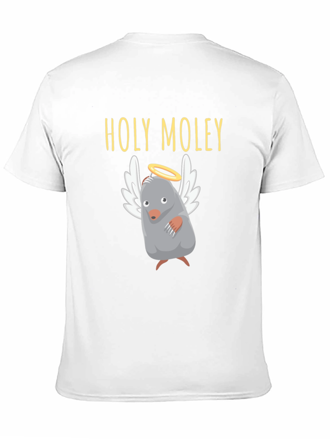 Holy Moley T-Shirt Funny Mole with Halo