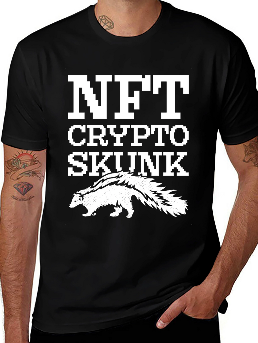 NFT Crypto Skunk T-Shirt