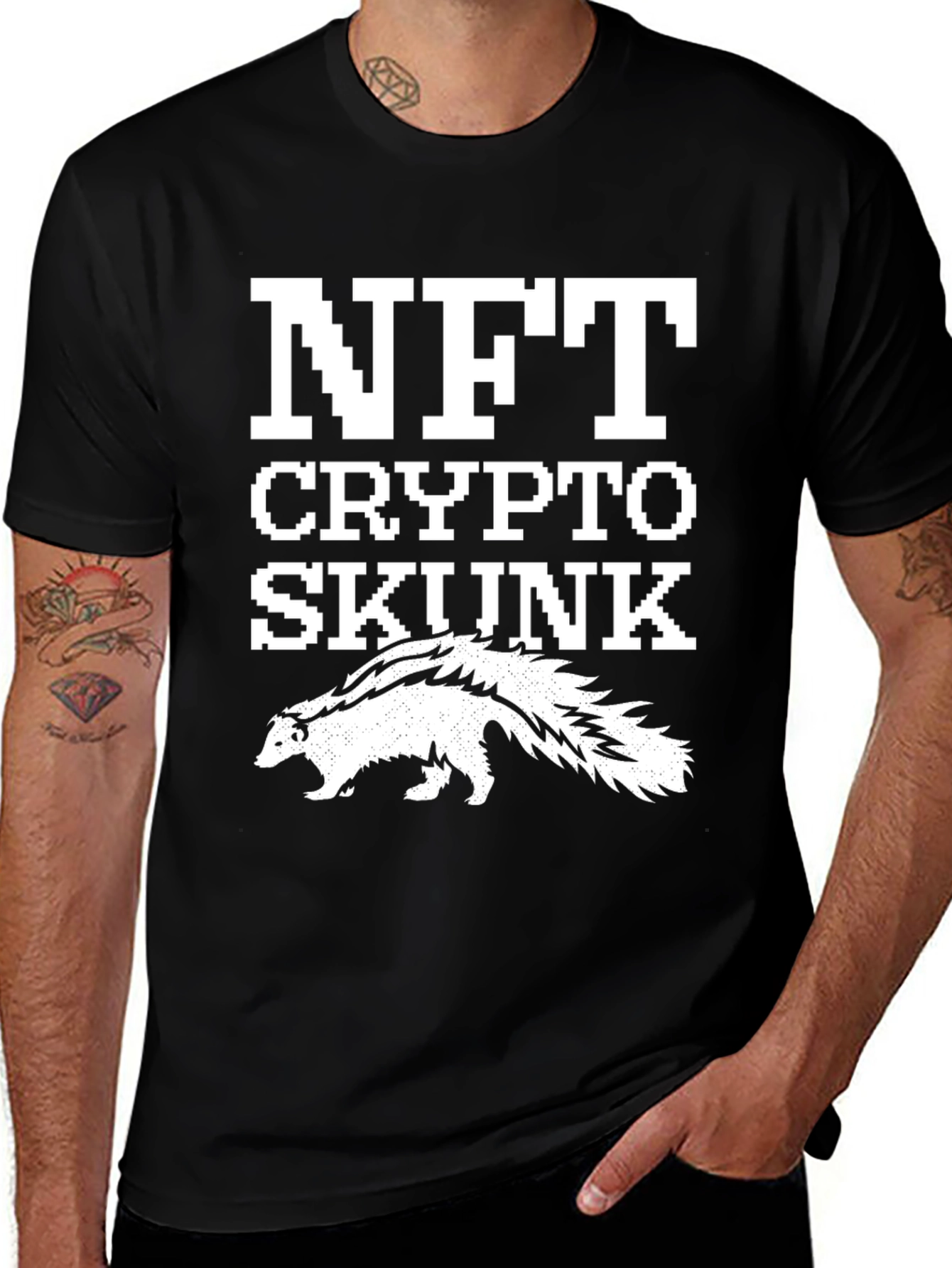 NFT Crypto Skunk T-Shirt